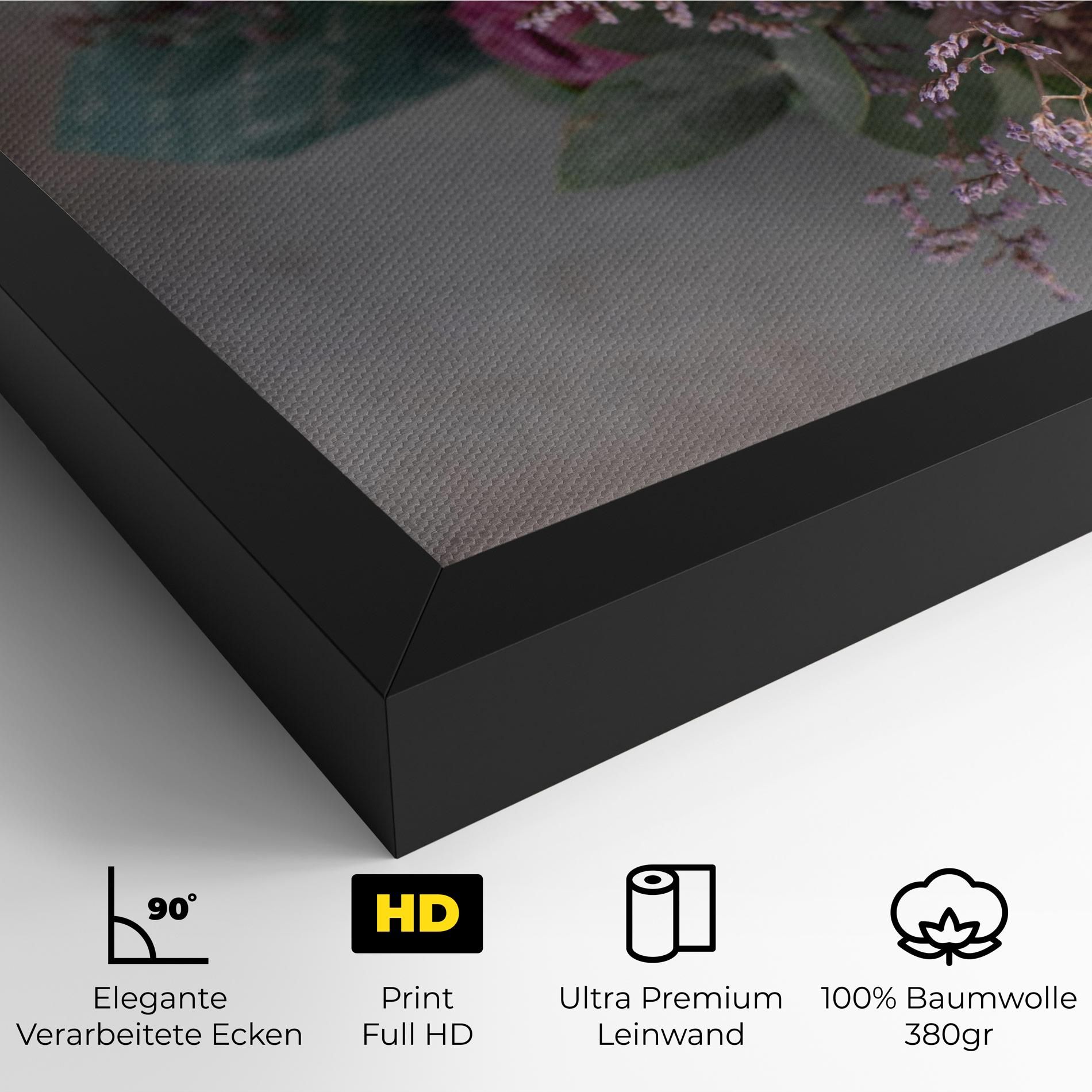 Cream Purple Bouquet mockup 4