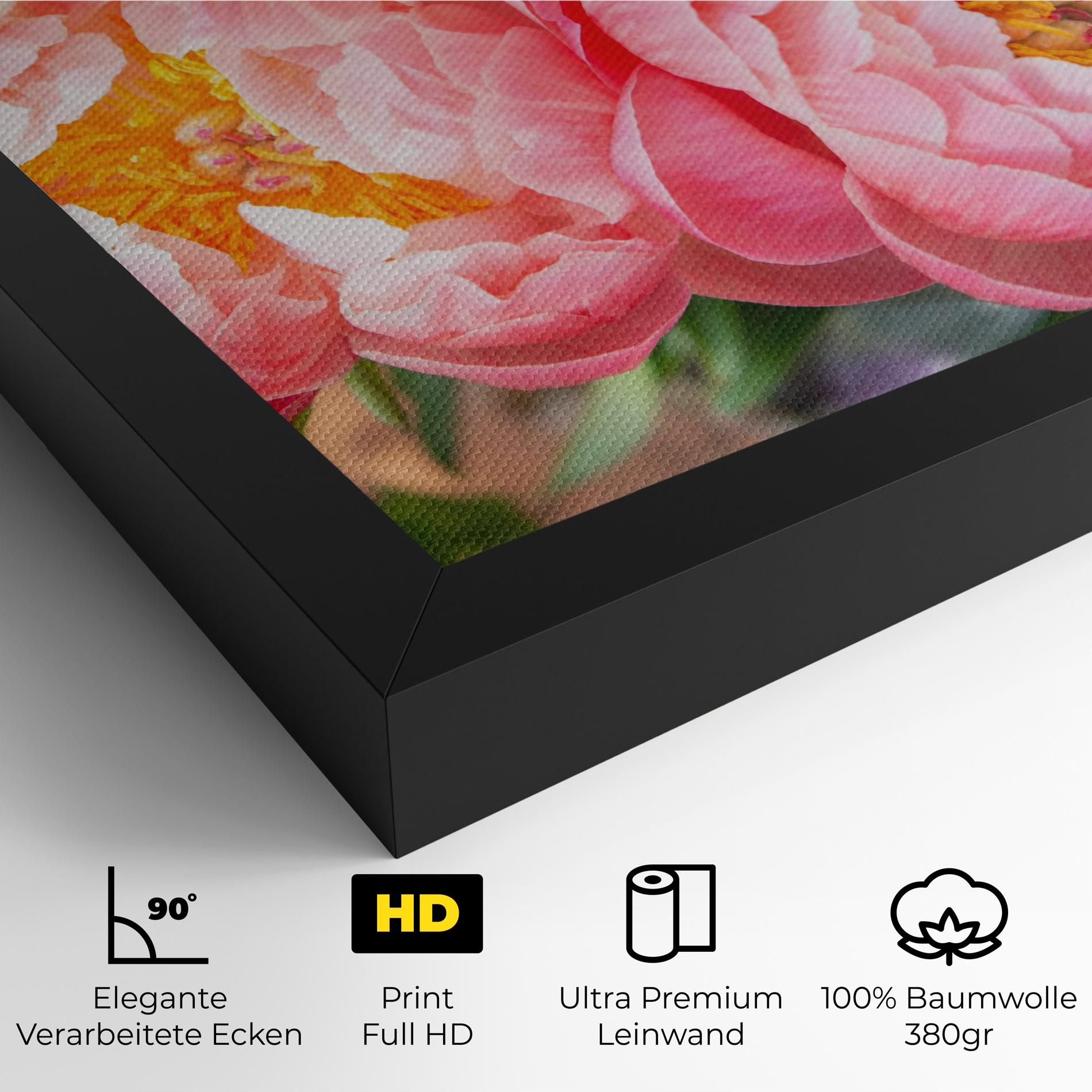 Opened Peonies Bouquet mockup 4