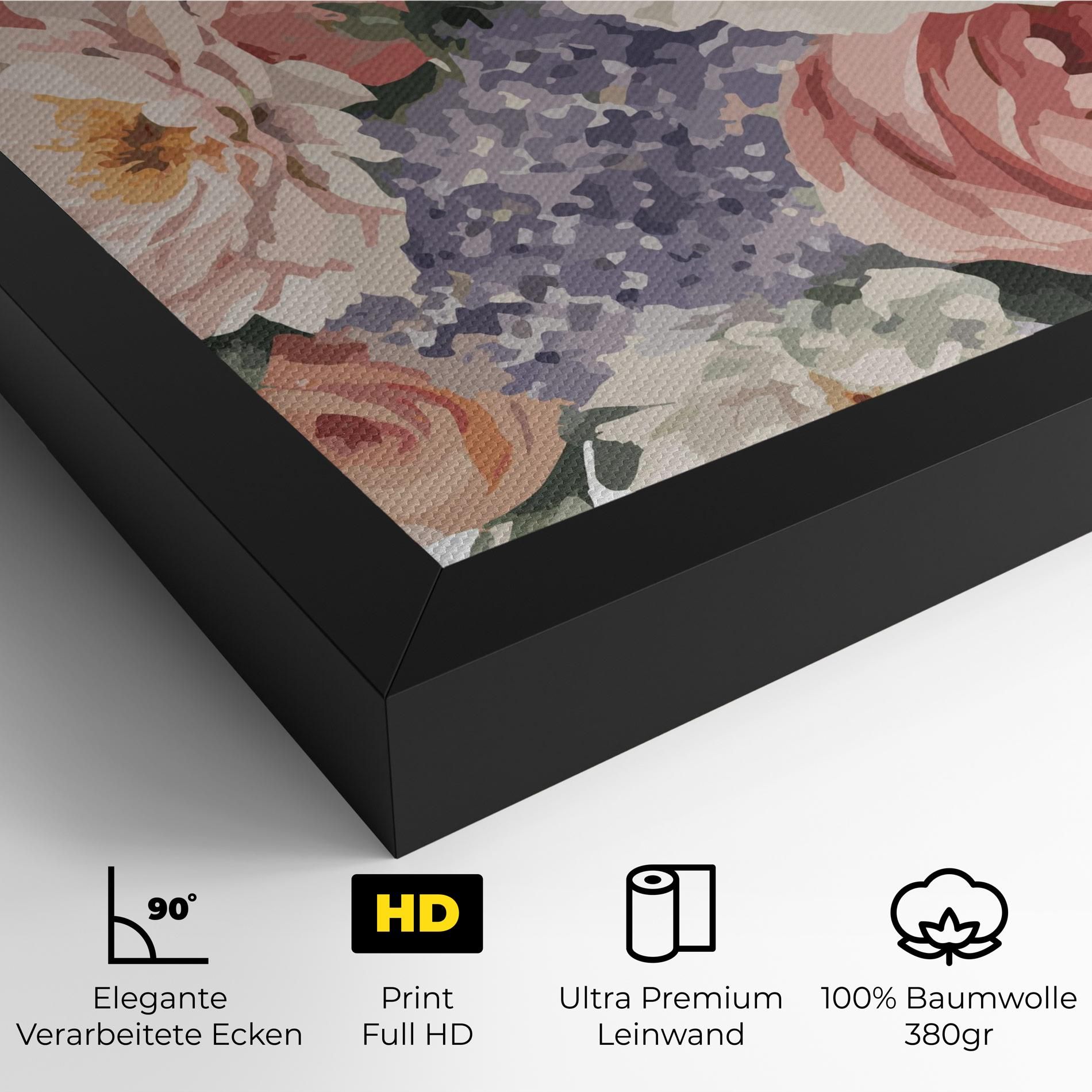 Pretty Watercolor Bouquet mockup 4