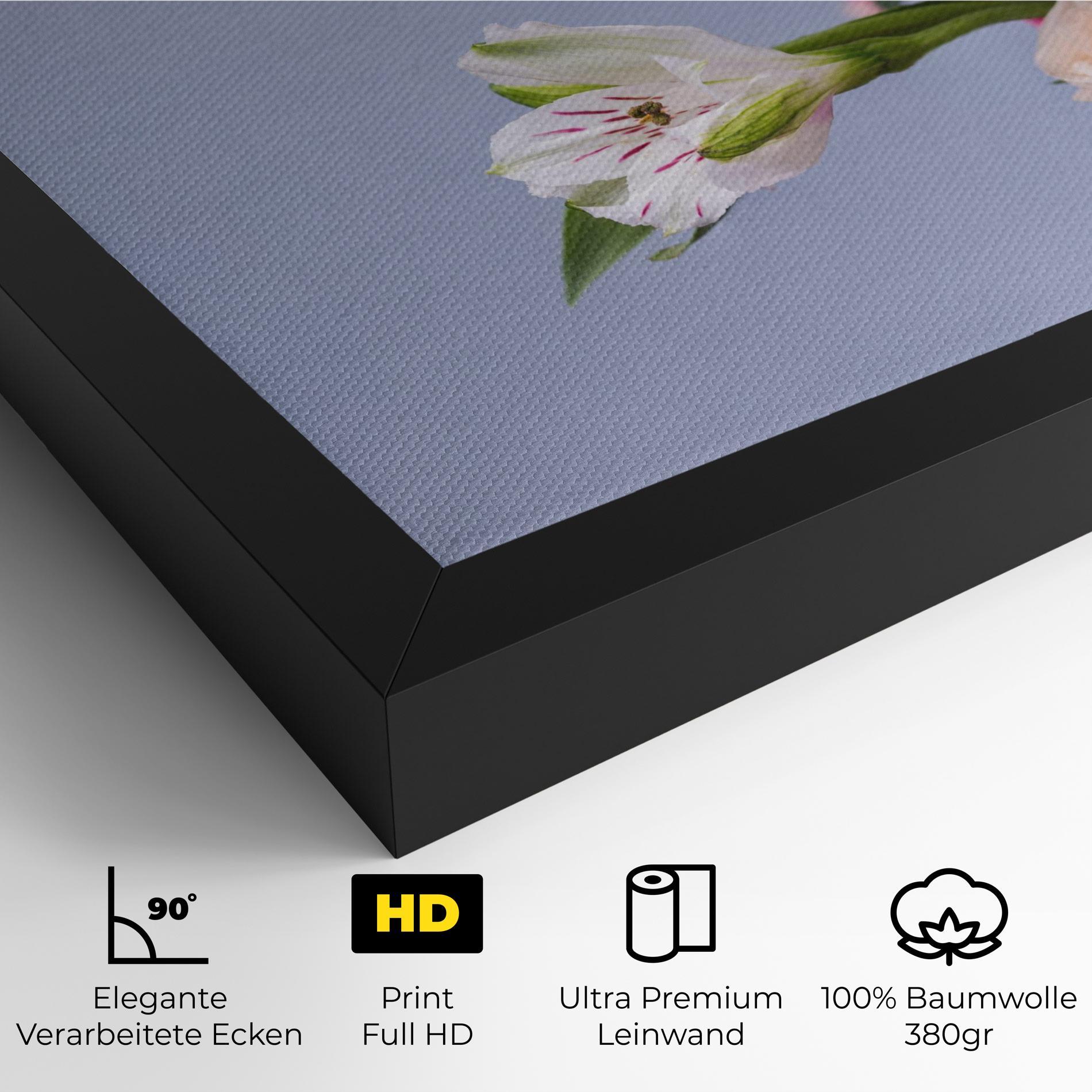 Leinwandbild White Pink Bouquet mockup 4