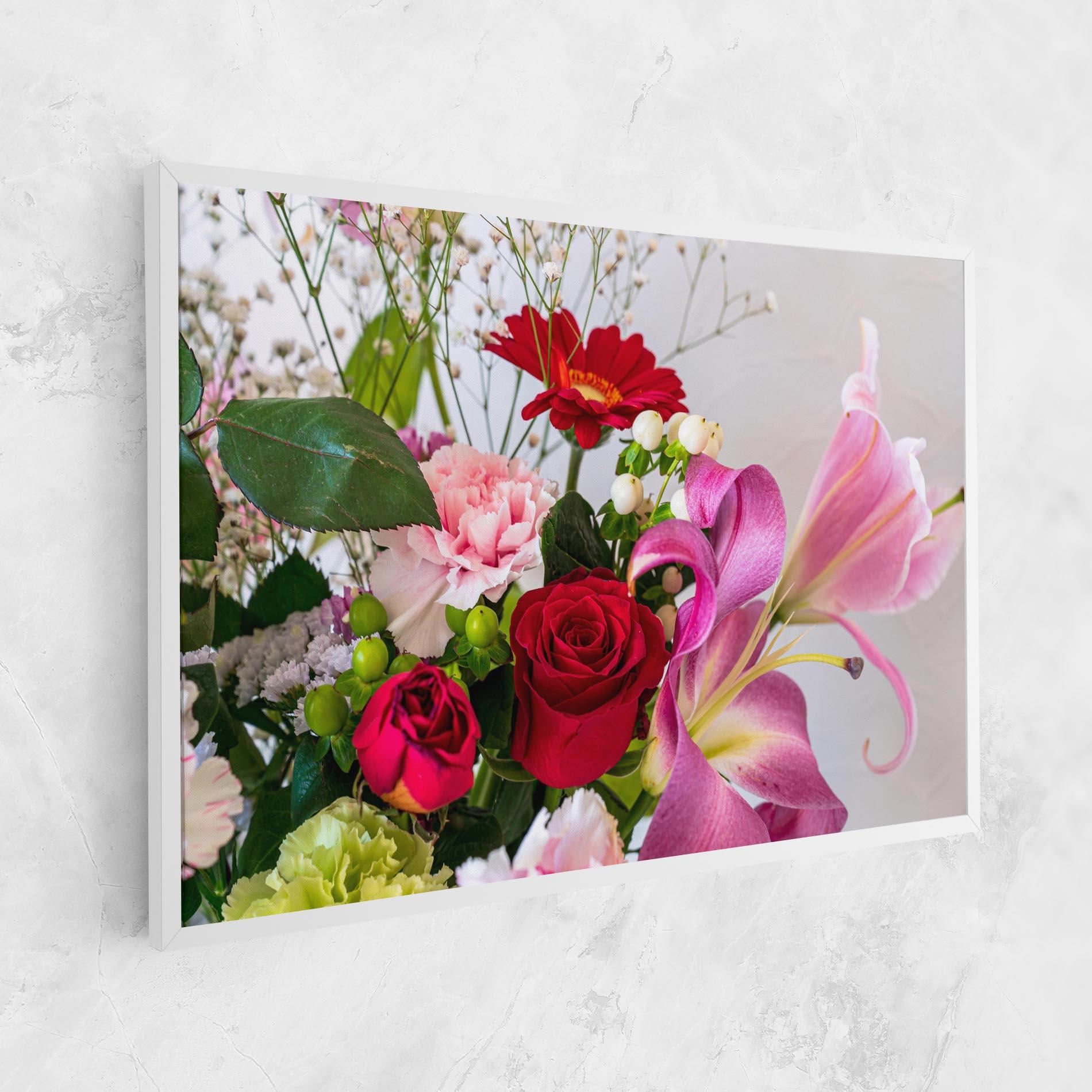 Leinwandbild Bouquet mockup 1