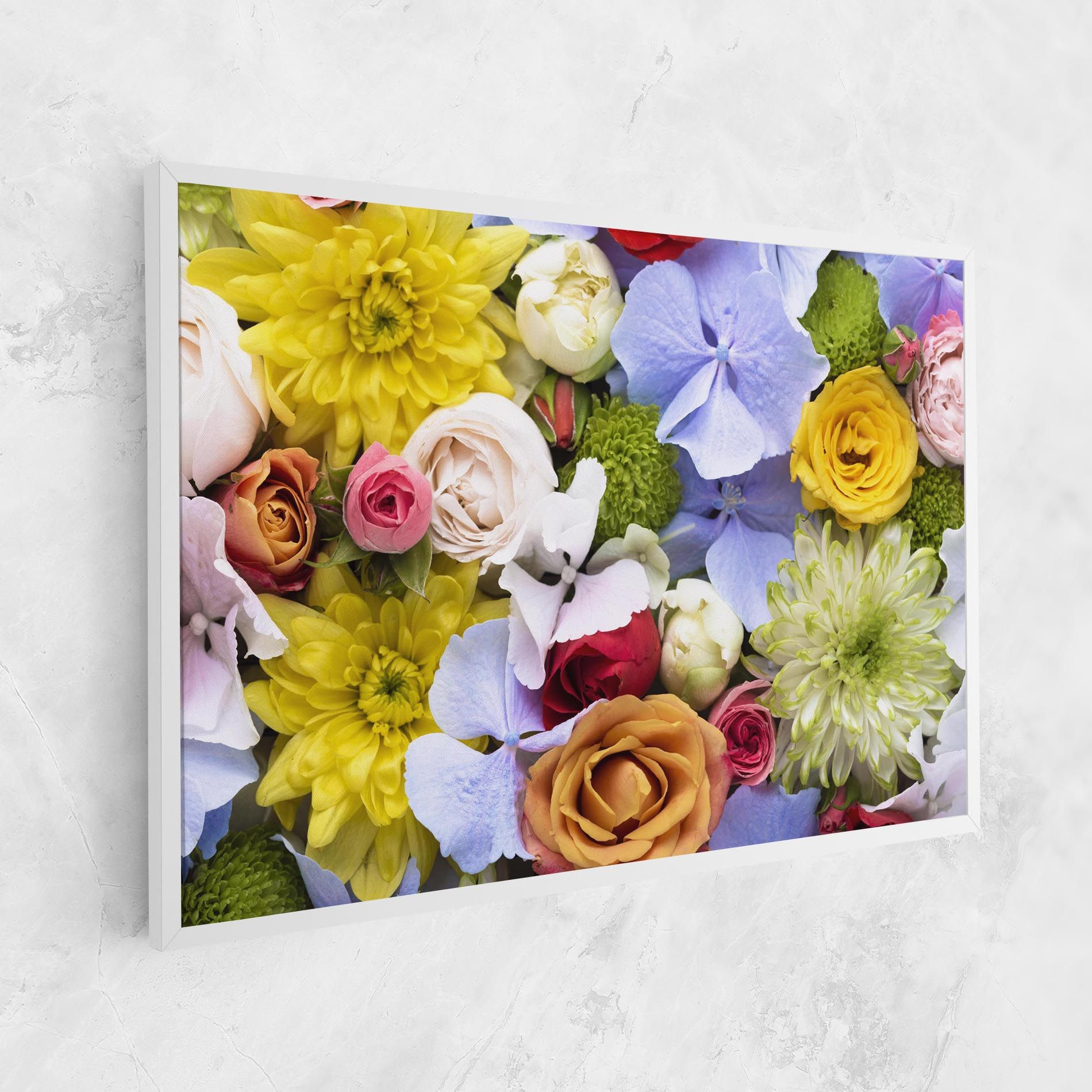 Color Mix Flower Bouquet mockup 1