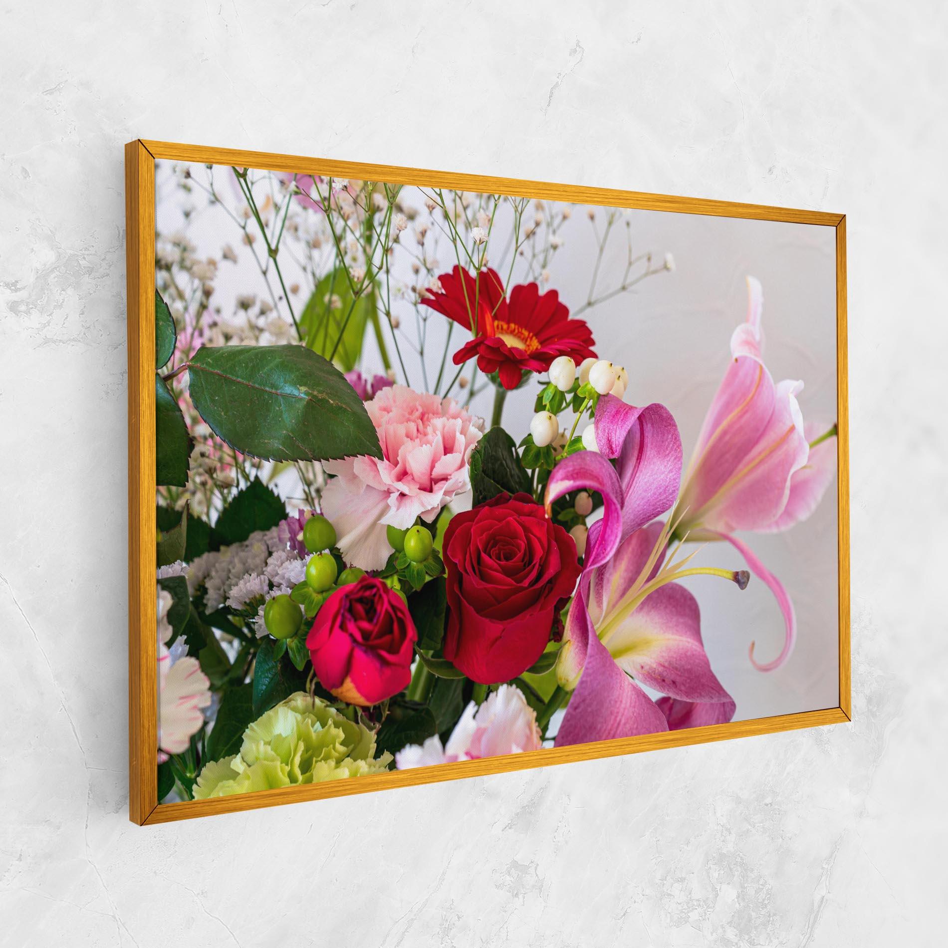 Leinwandbild Bouquet mockup 1