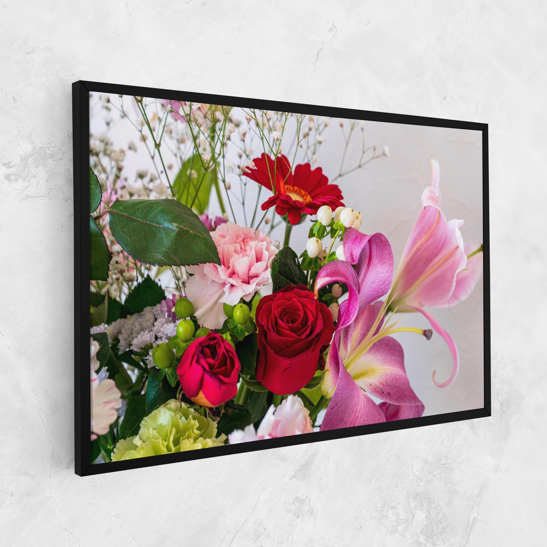 Leinwandbild Bouquet mockup 1