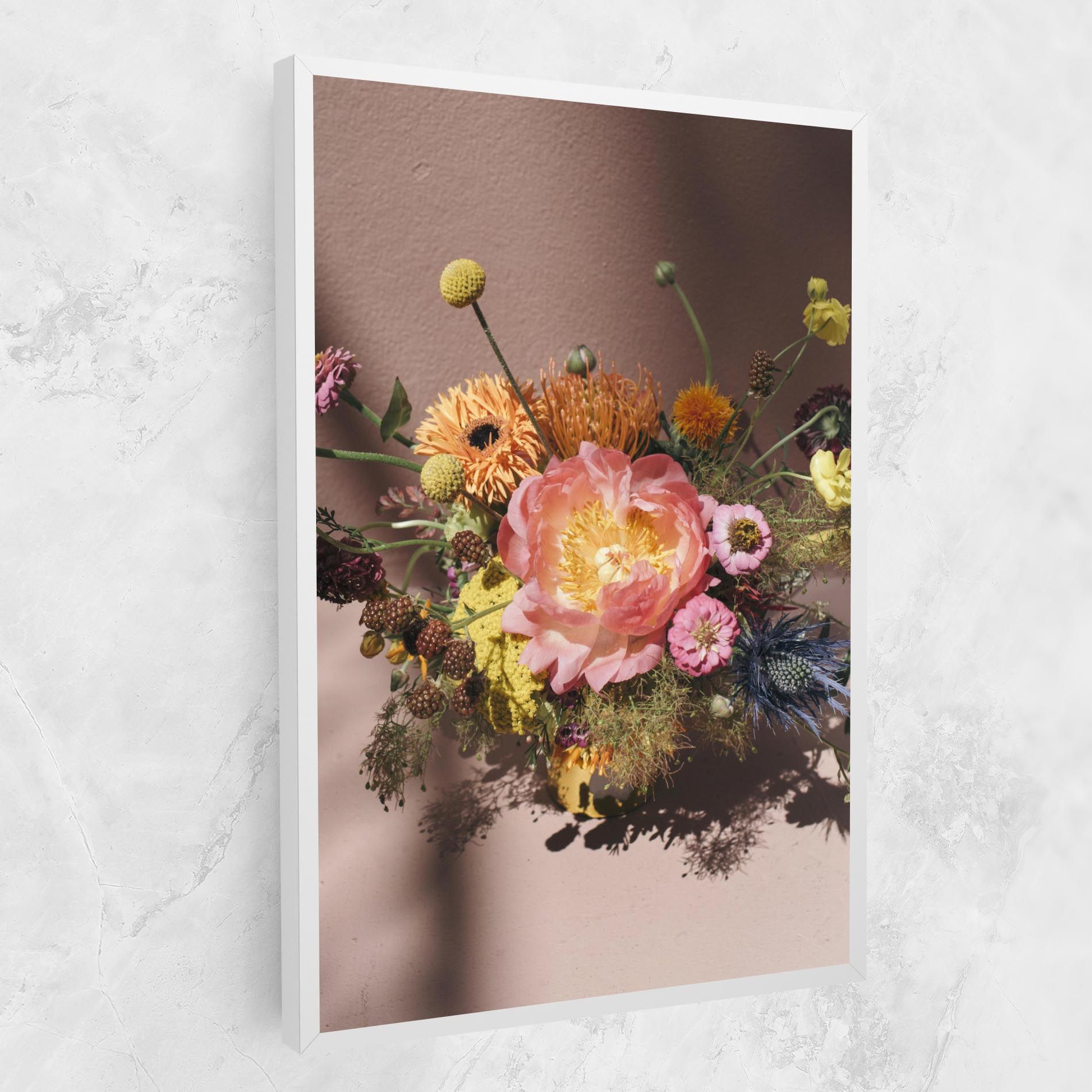 Pastel Orange Bouquet mockup 1