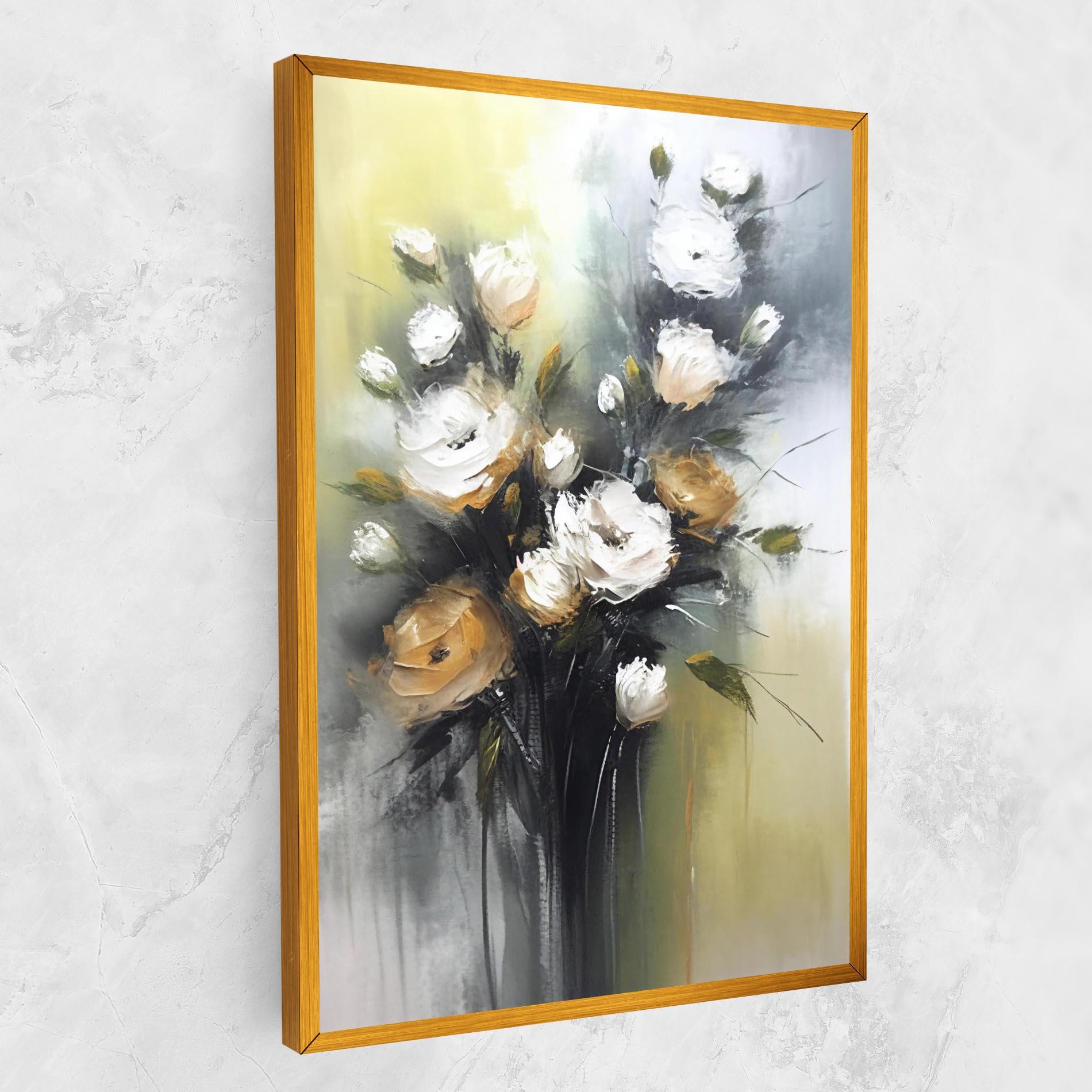 Leinwandbild Bouquet Painting mockup 1