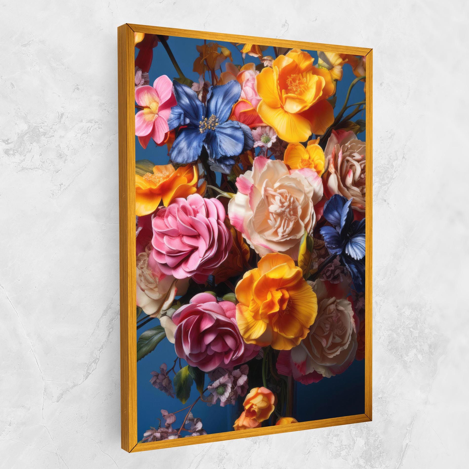 Colorful Flower Bouquet mockup 1