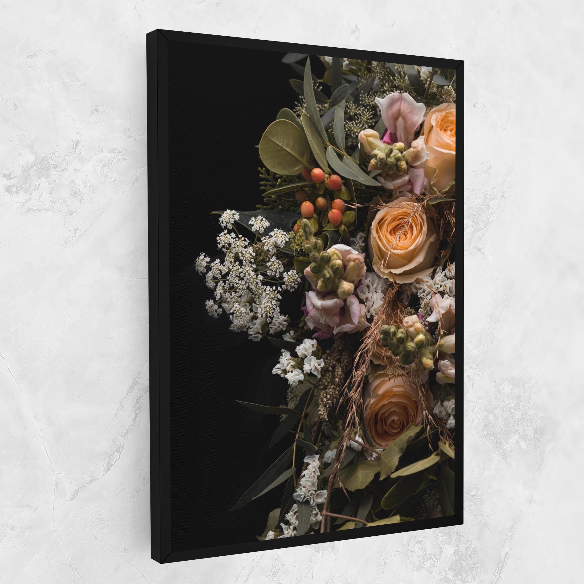 Dark Flower Bouquet mockup 1