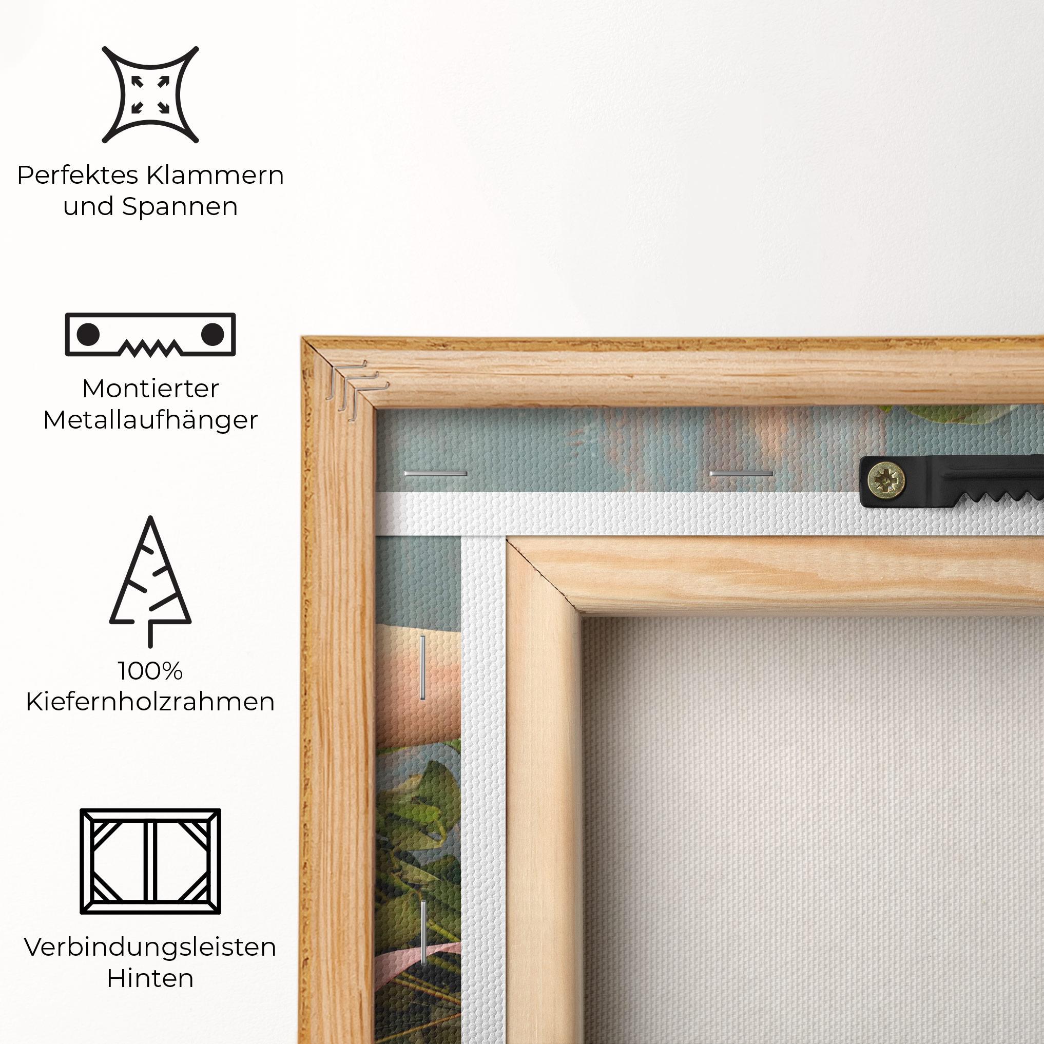 Leinwandbild Preparing Bouquet mockup 5