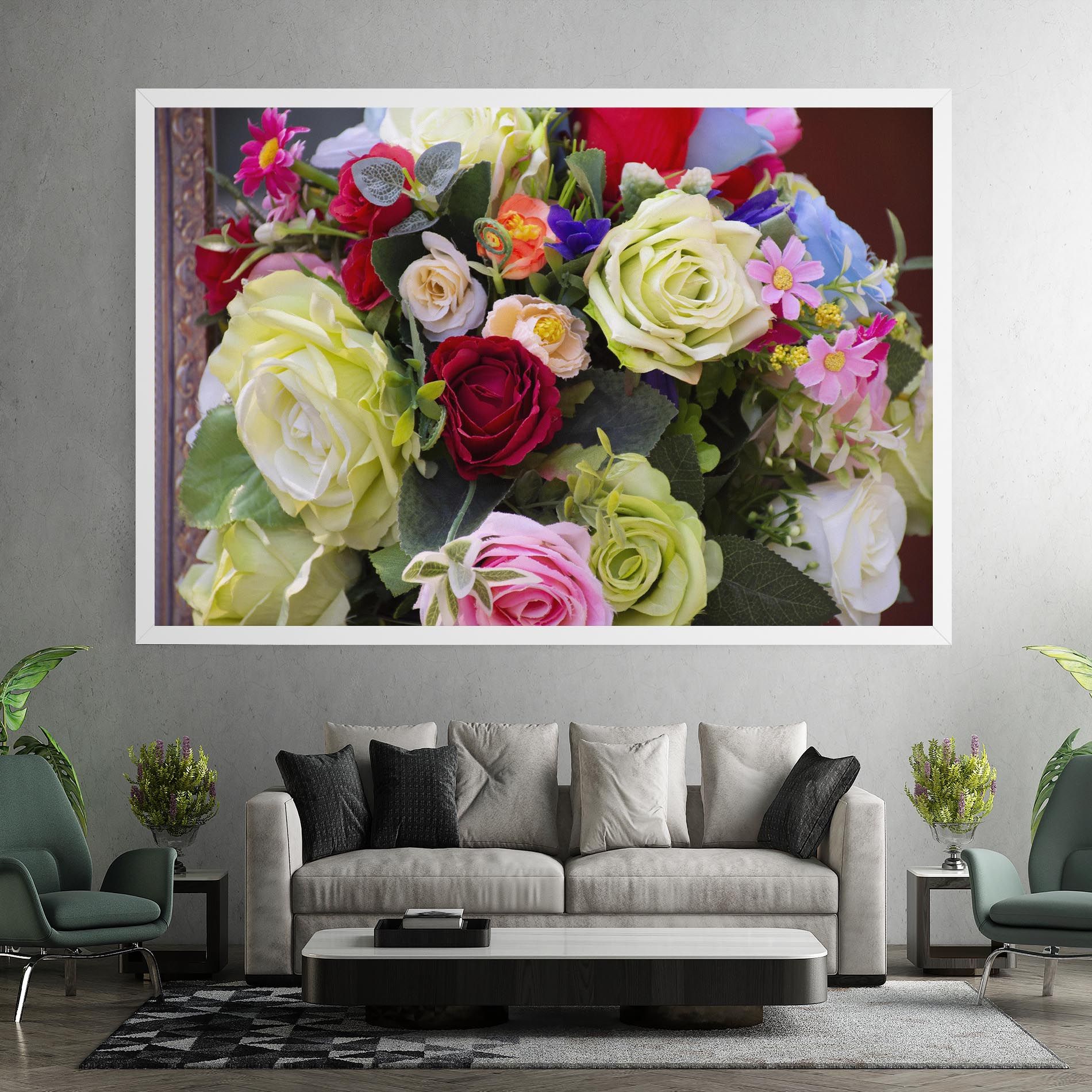 Mixed Roses Bouquet mockup 7
