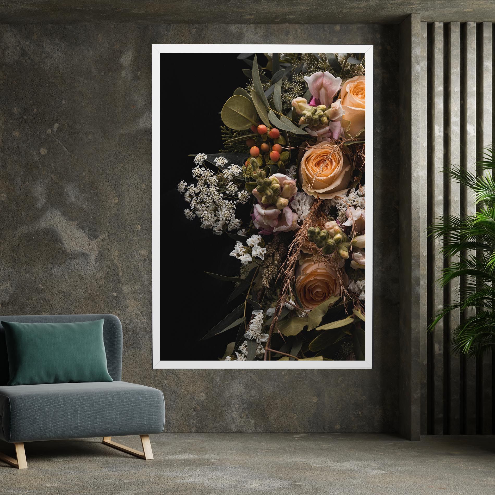 Dark Flower Bouquet mockup 7