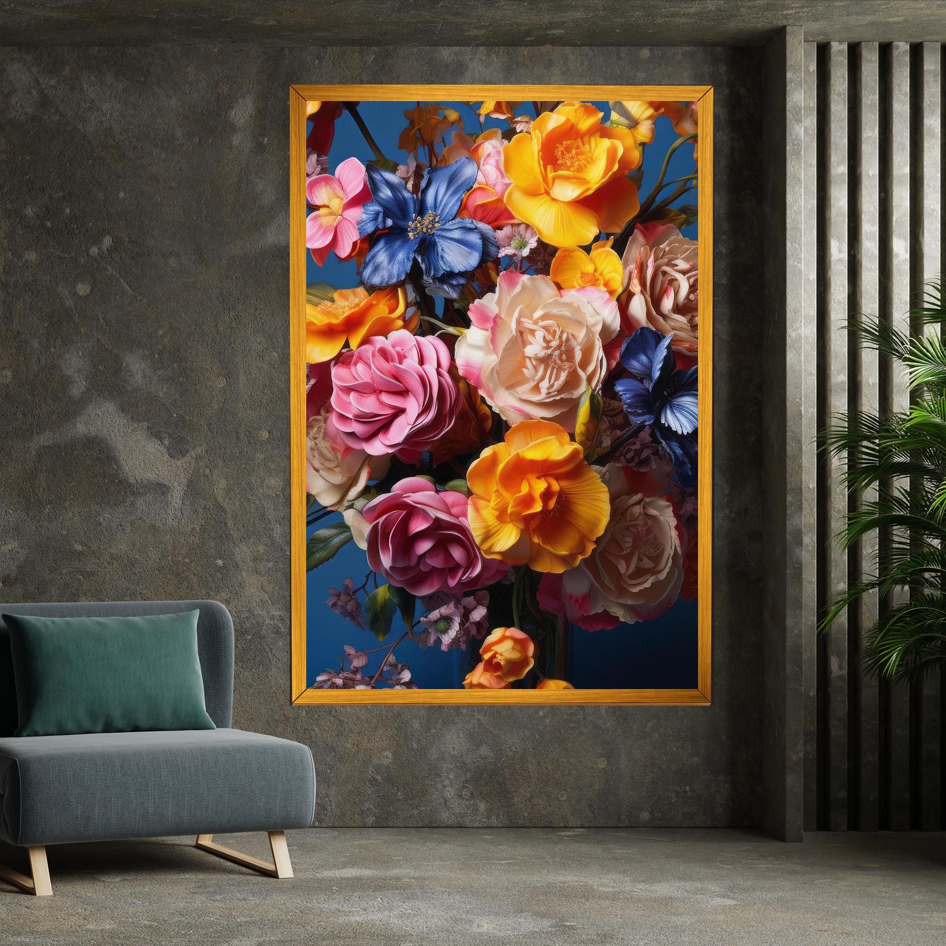 Colorful Flower Bouquet mockup 7