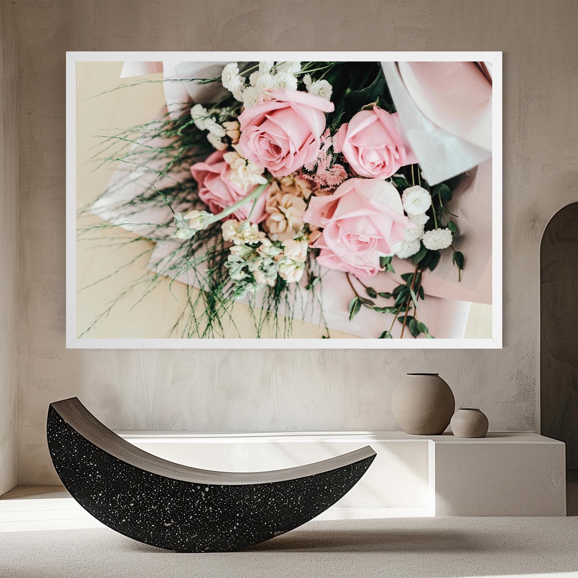 Baby Pink Bouquet mockup 8