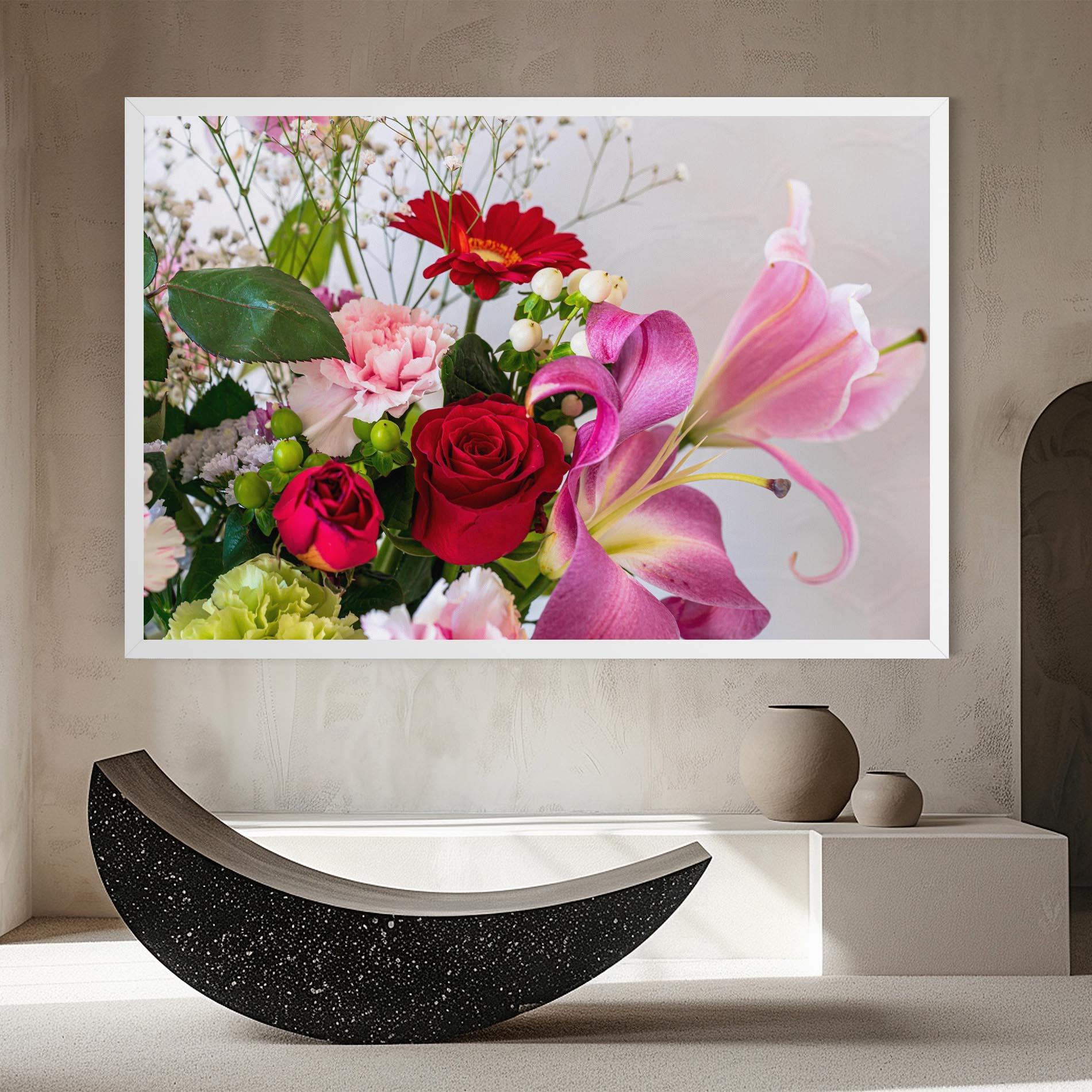 Leinwandbild Bouquet mockup 8