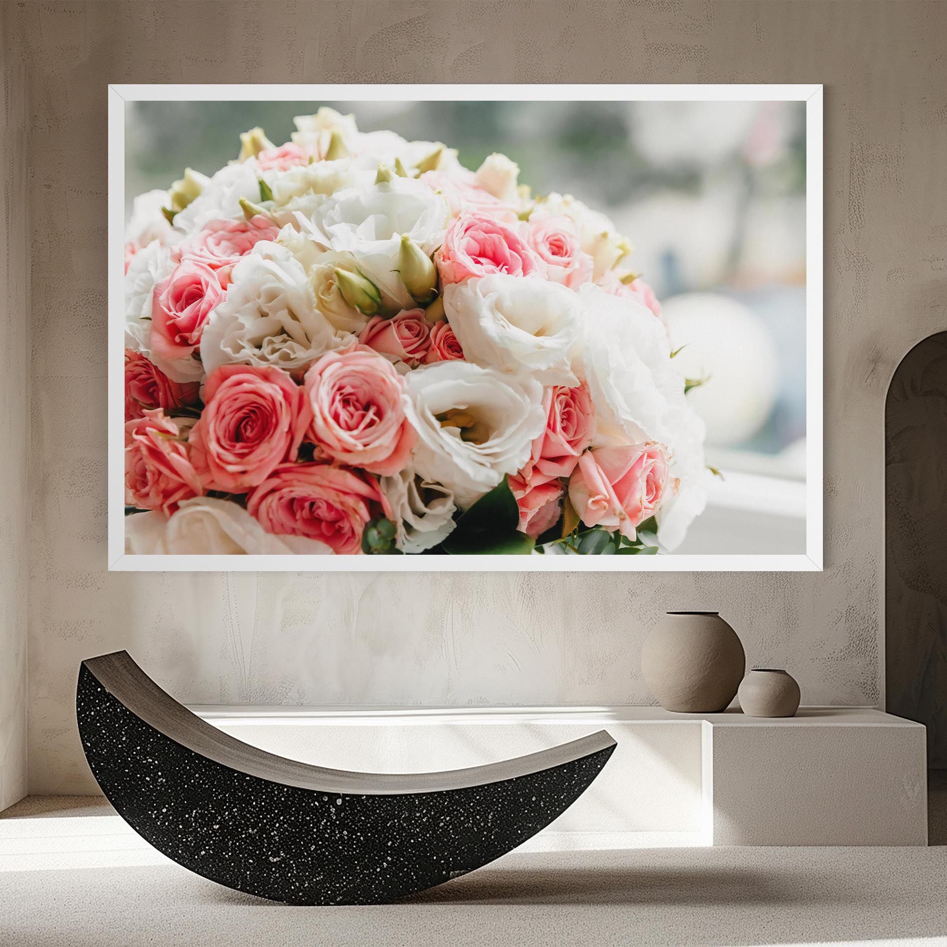 Pink Beautiful Bouquet mockup 8