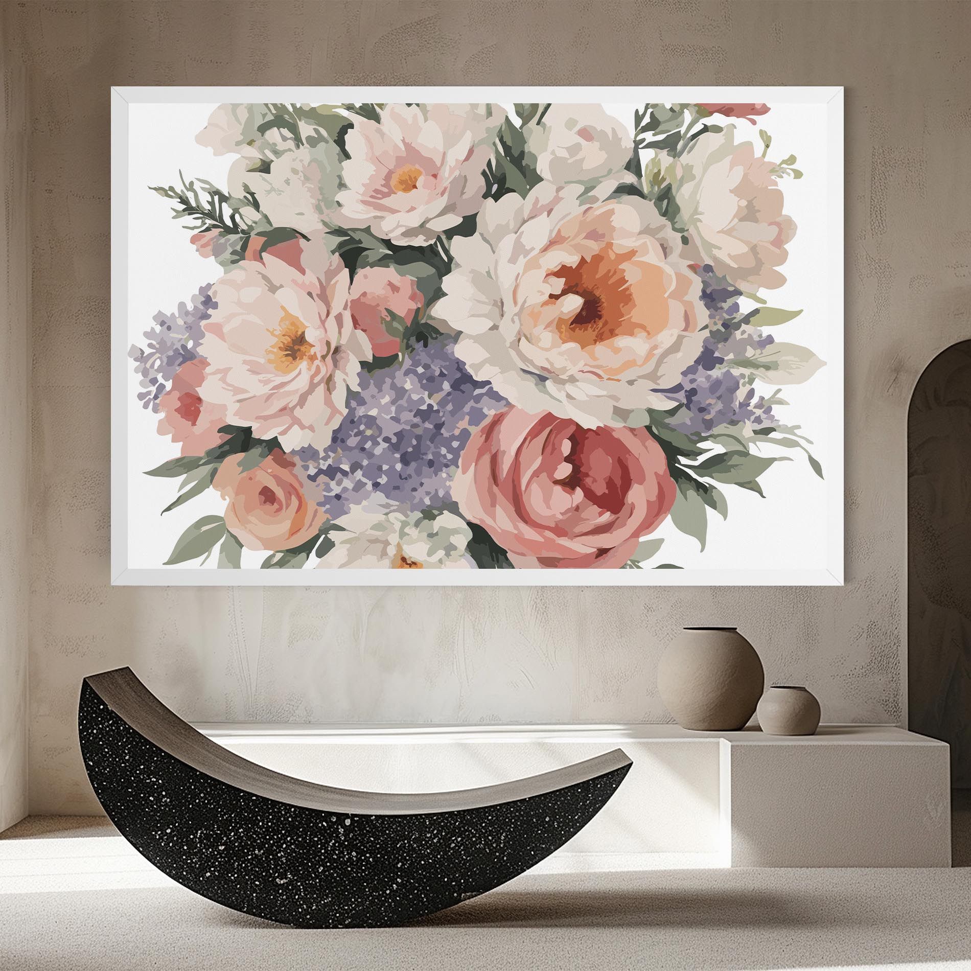 Pretty Watercolor Bouquet mockup 8