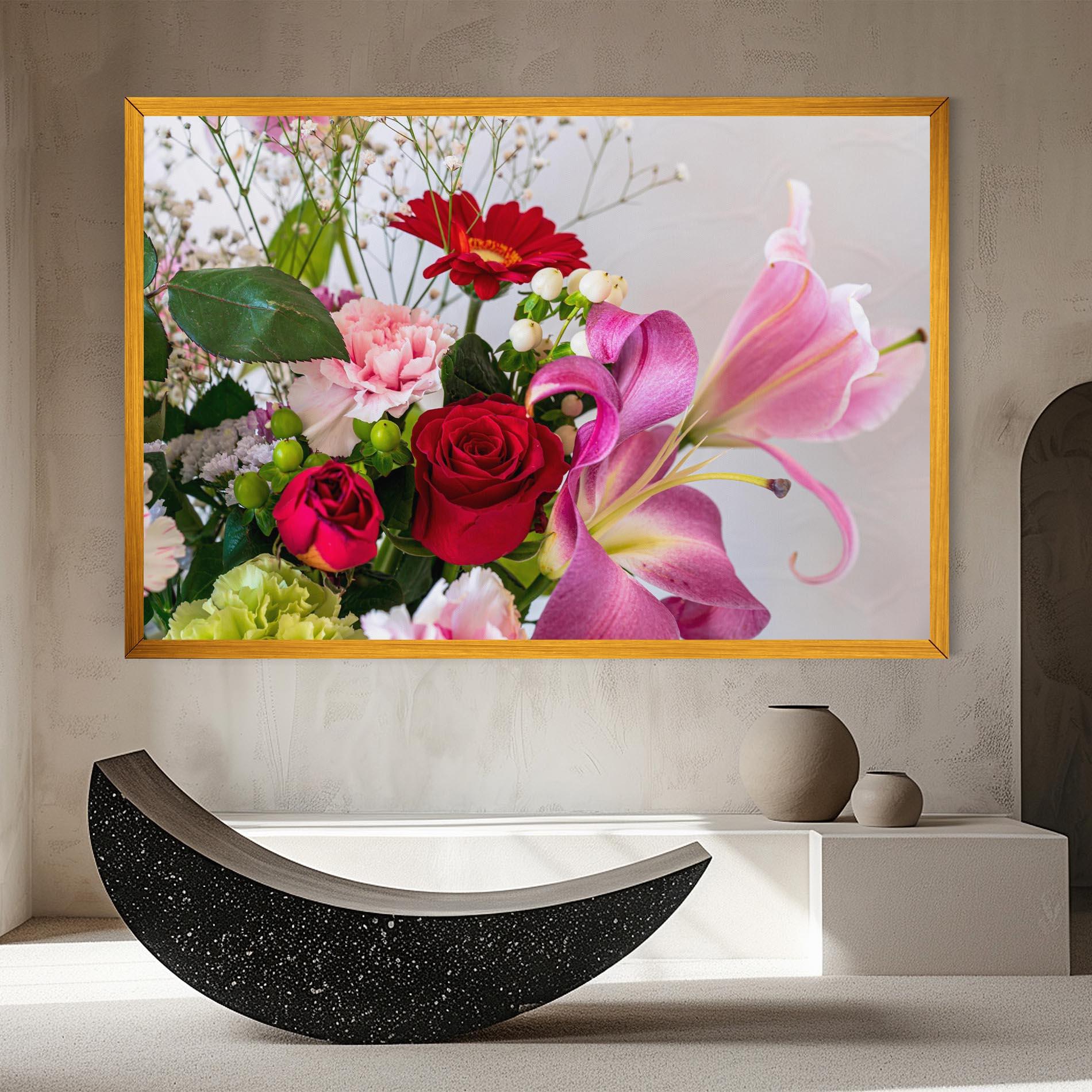 Leinwandbild Bouquet mockup 8