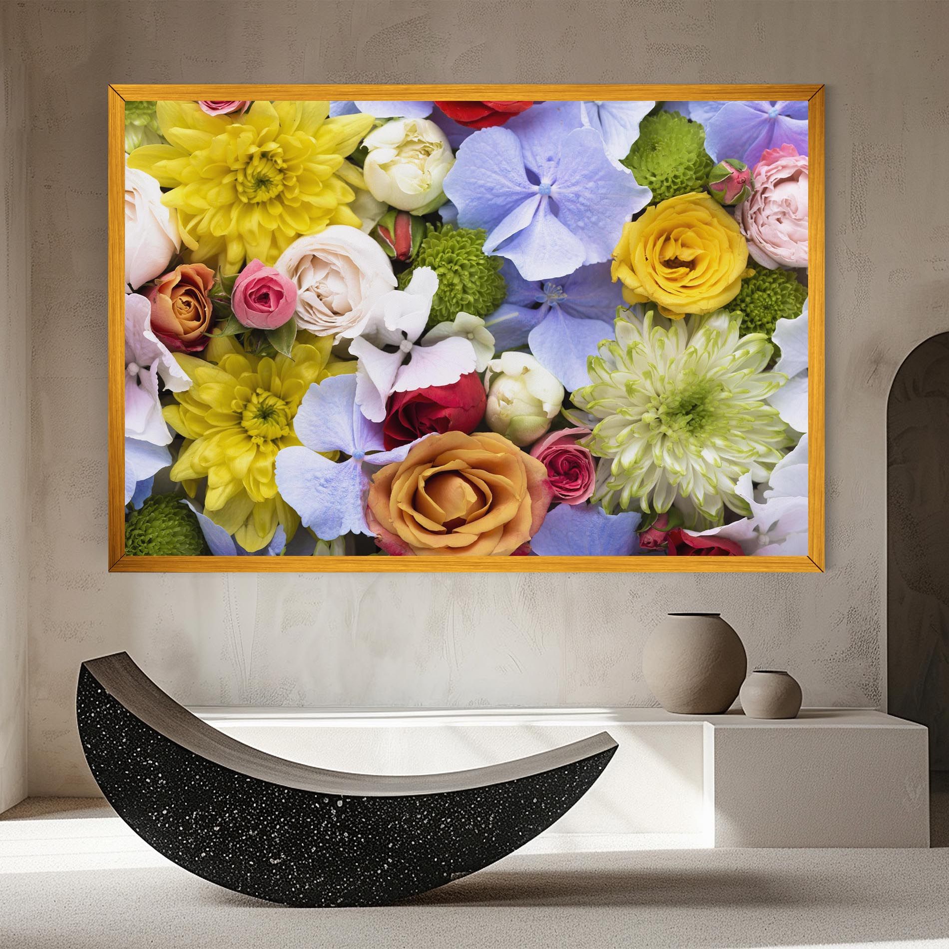 Color Mix Flower Bouquet mockup 8