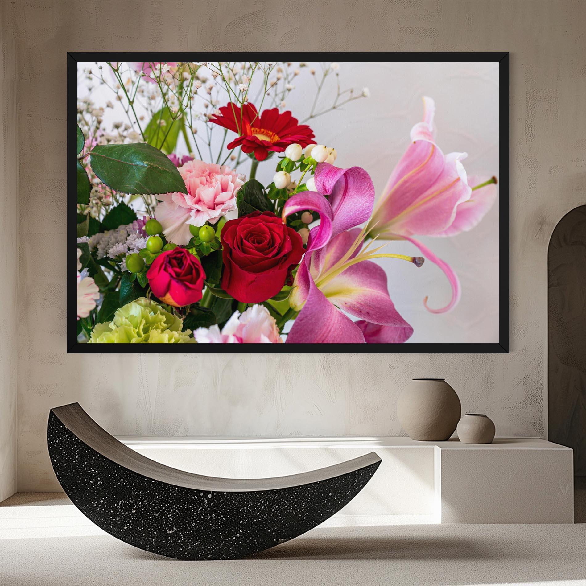 Leinwandbild Bouquet mockup 8