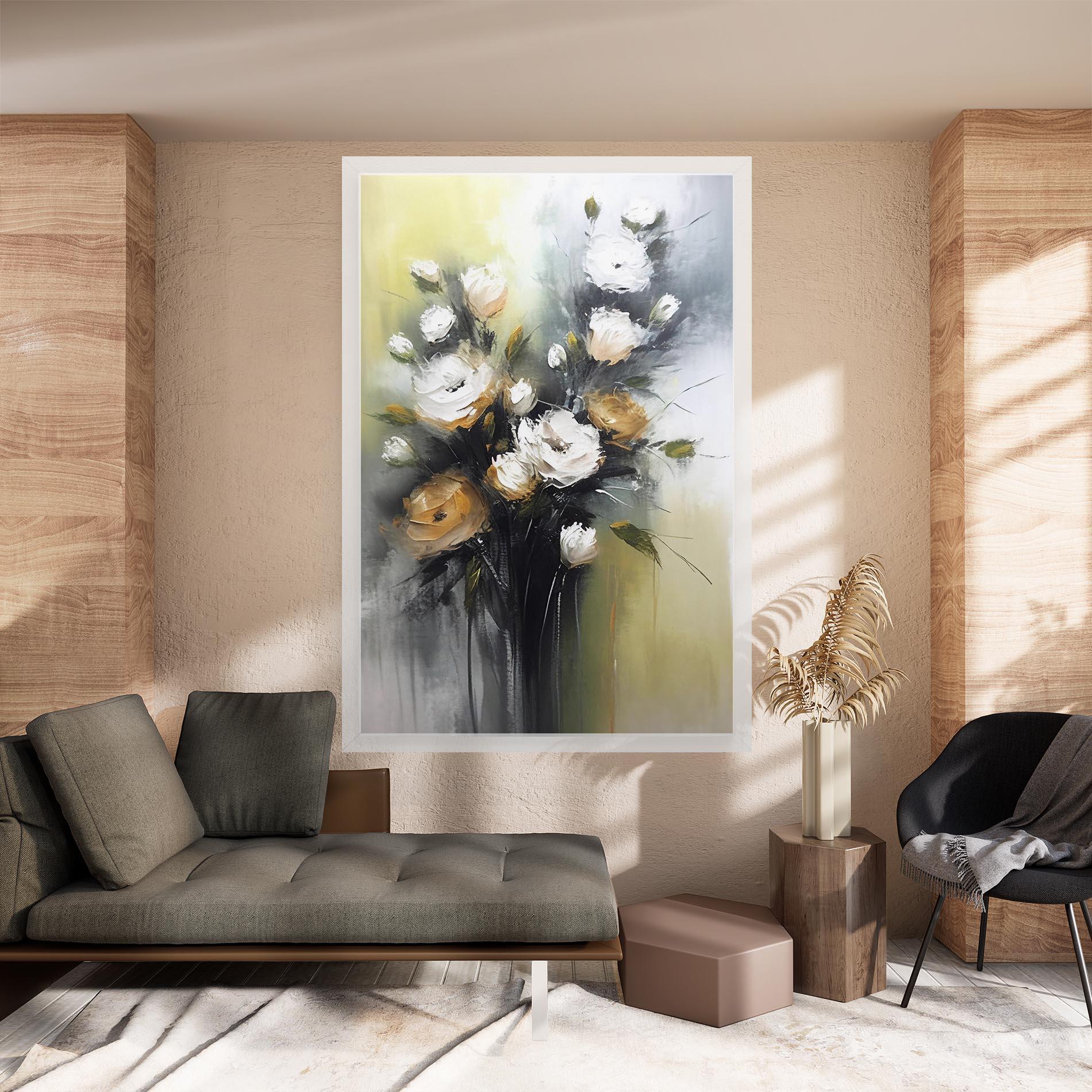 Leinwandbild Bouquet Painting mockup 8
