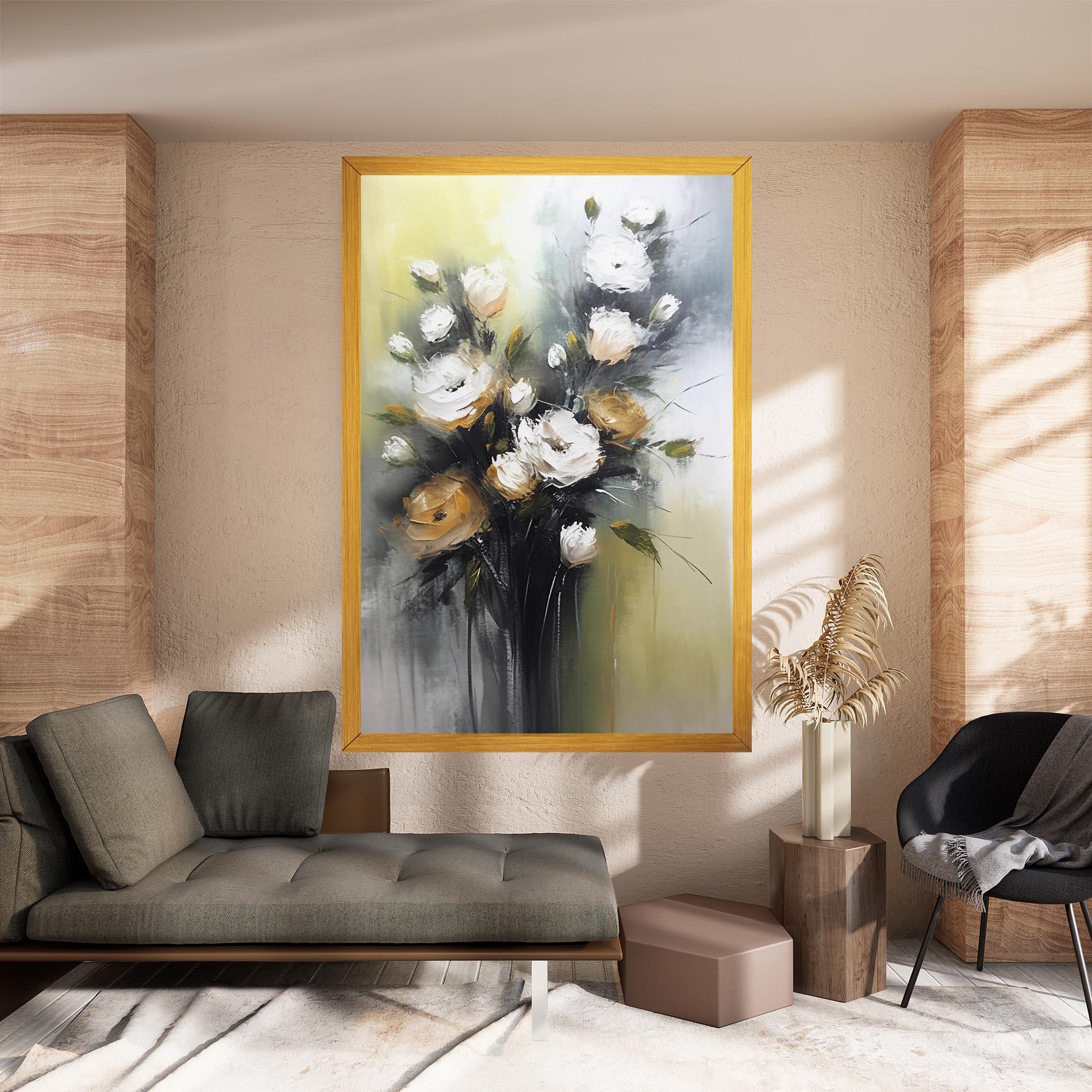 Leinwandbild Bouquet Painting mockup 8