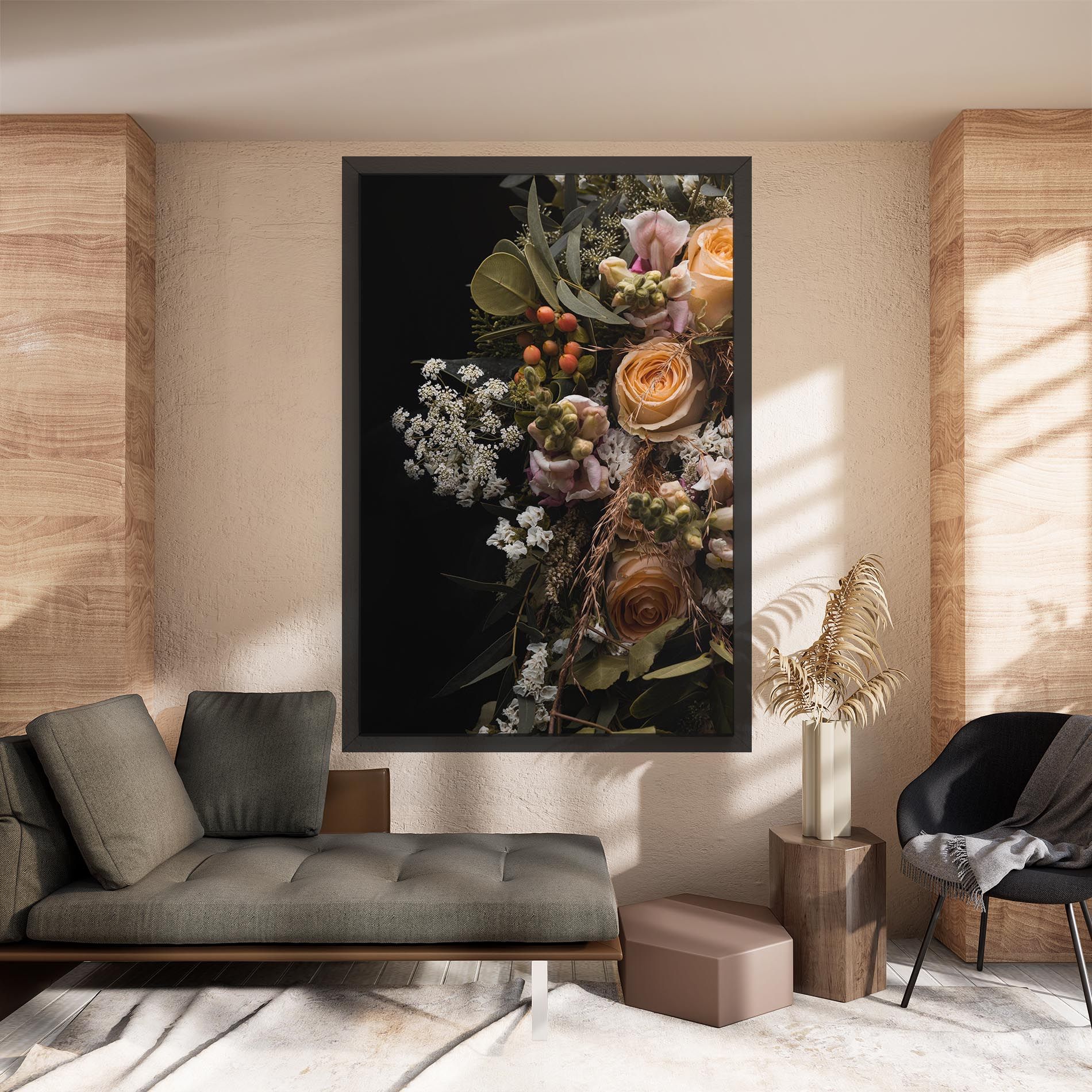 Dark Flower Bouquet mockup 8