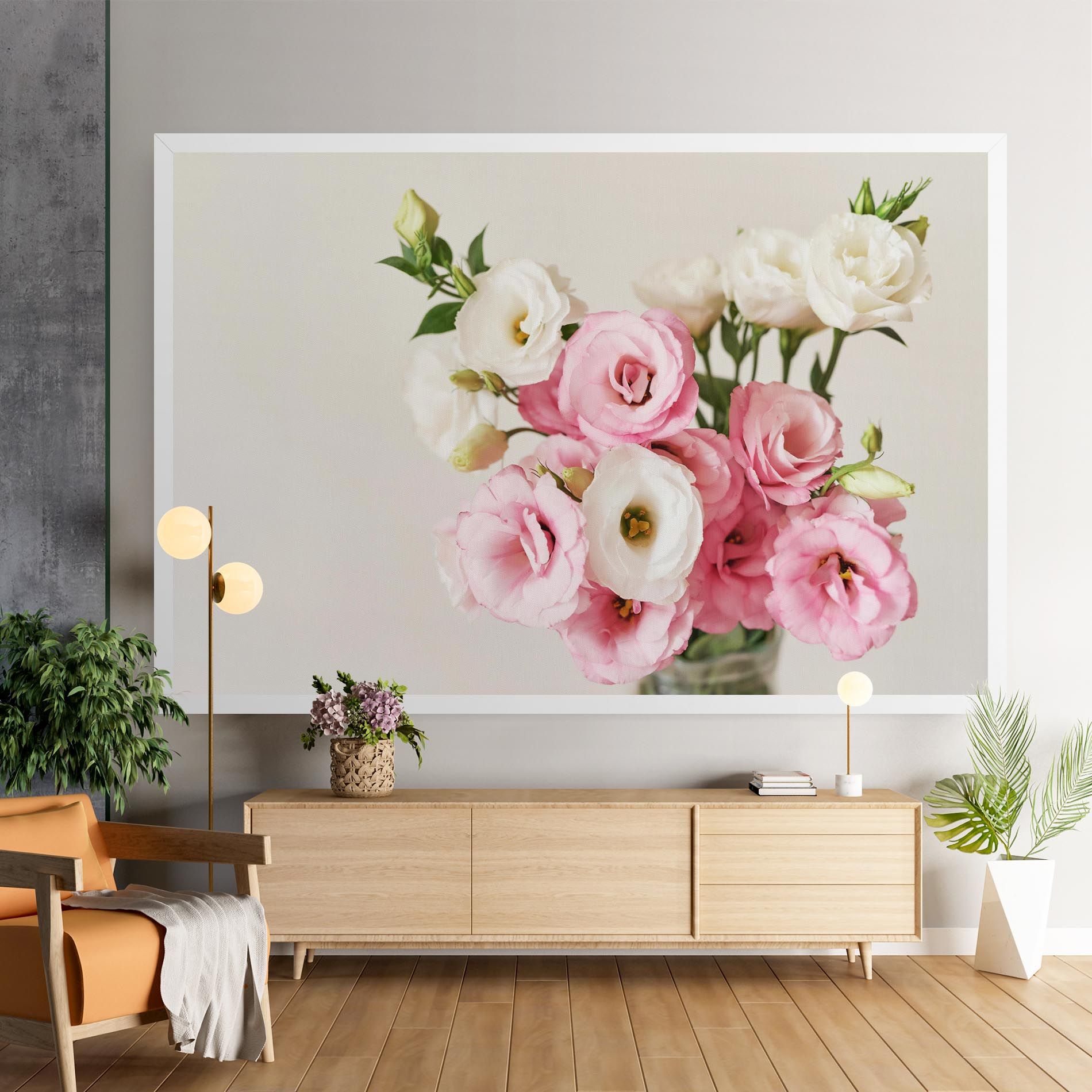 Cute Pink Flowers mockup 9