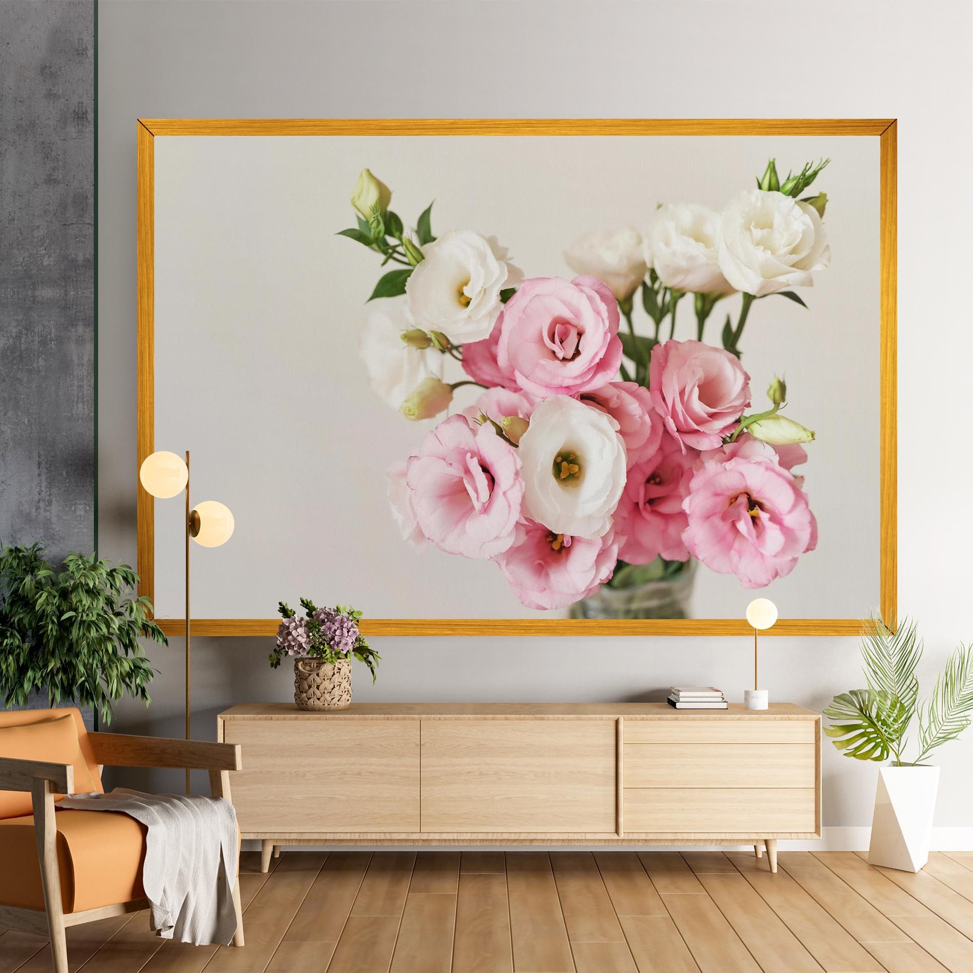 Cute Pink Flowers mockup 9