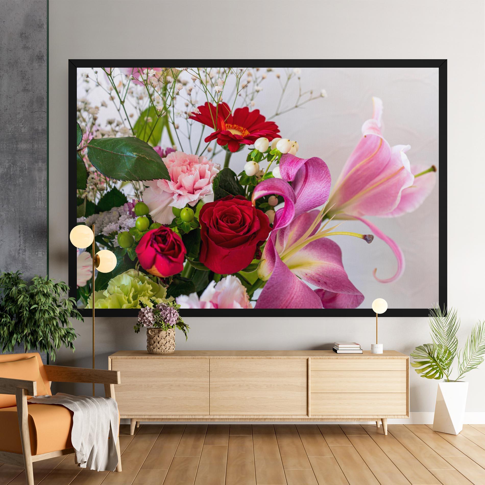 Leinwandbild Bouquet mockup 9