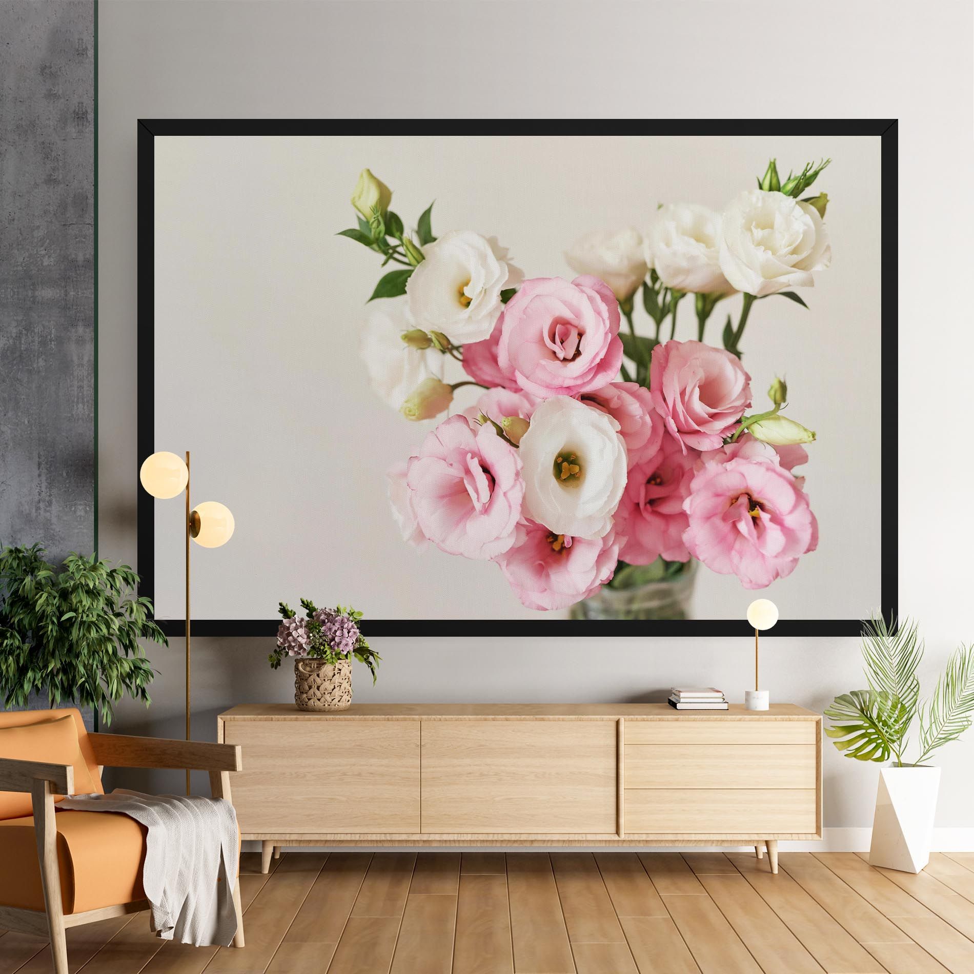 Cute Pink Flowers mockup 9
