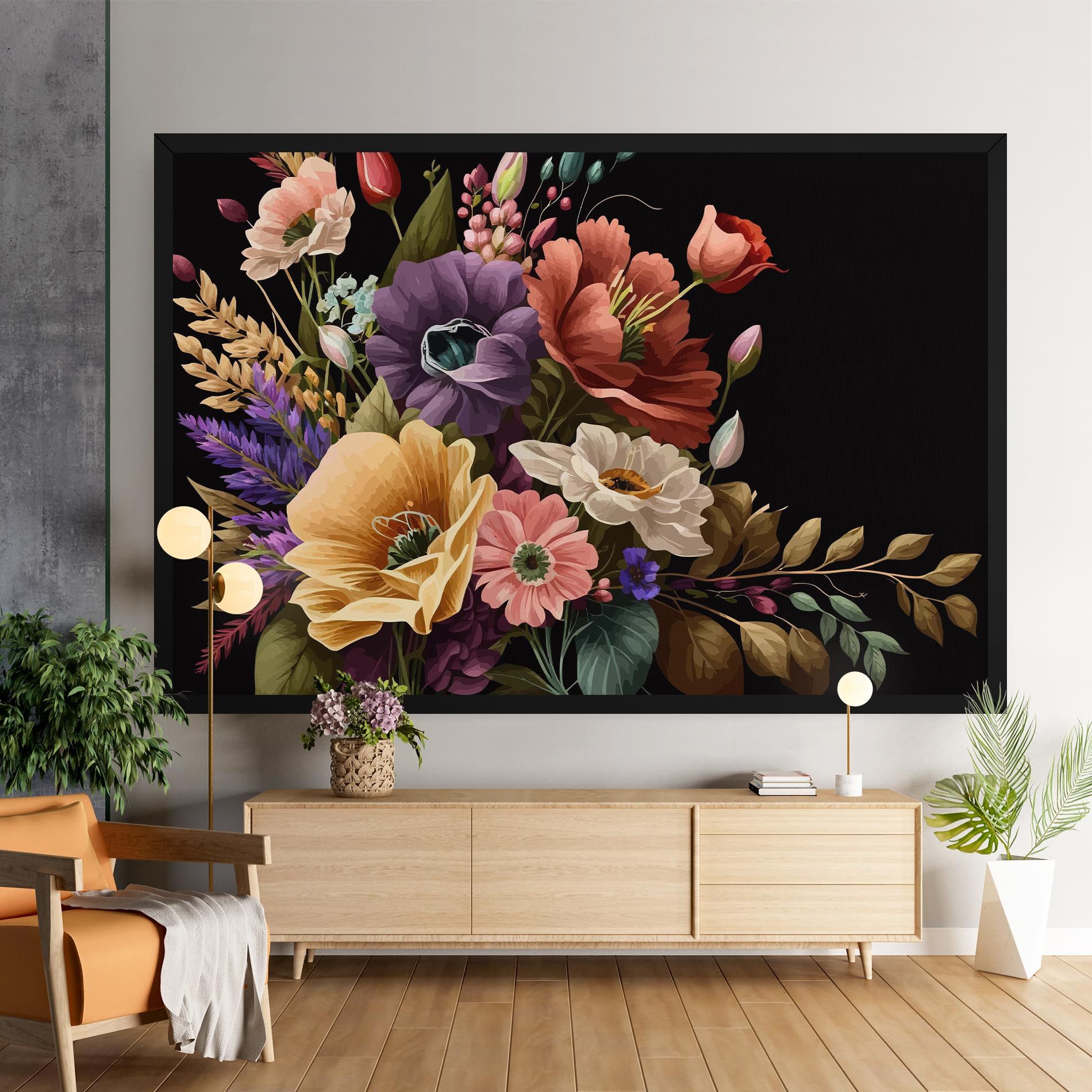 Vintage Bouquet Art mockup 9