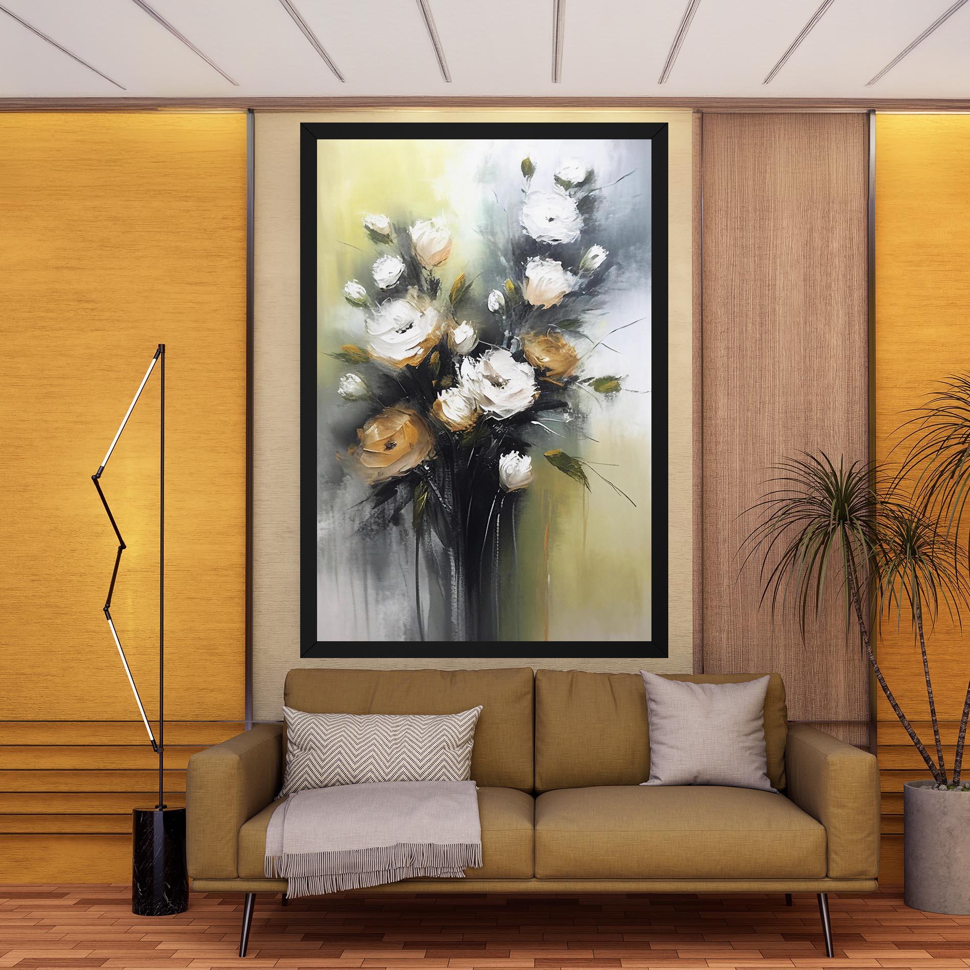 Leinwandbild Bouquet Painting mockup 9