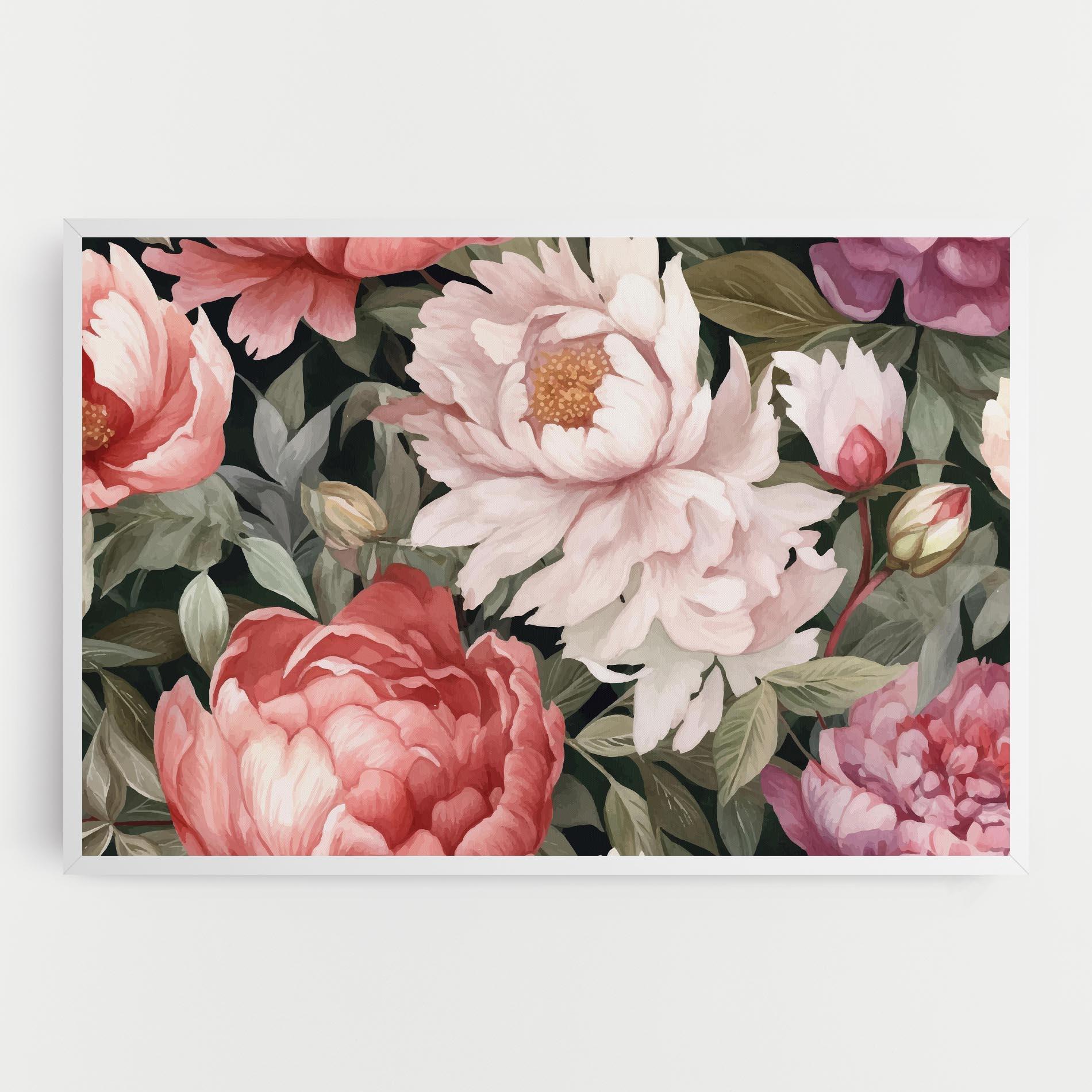Leinwandbild Light Peony Art mockup 0