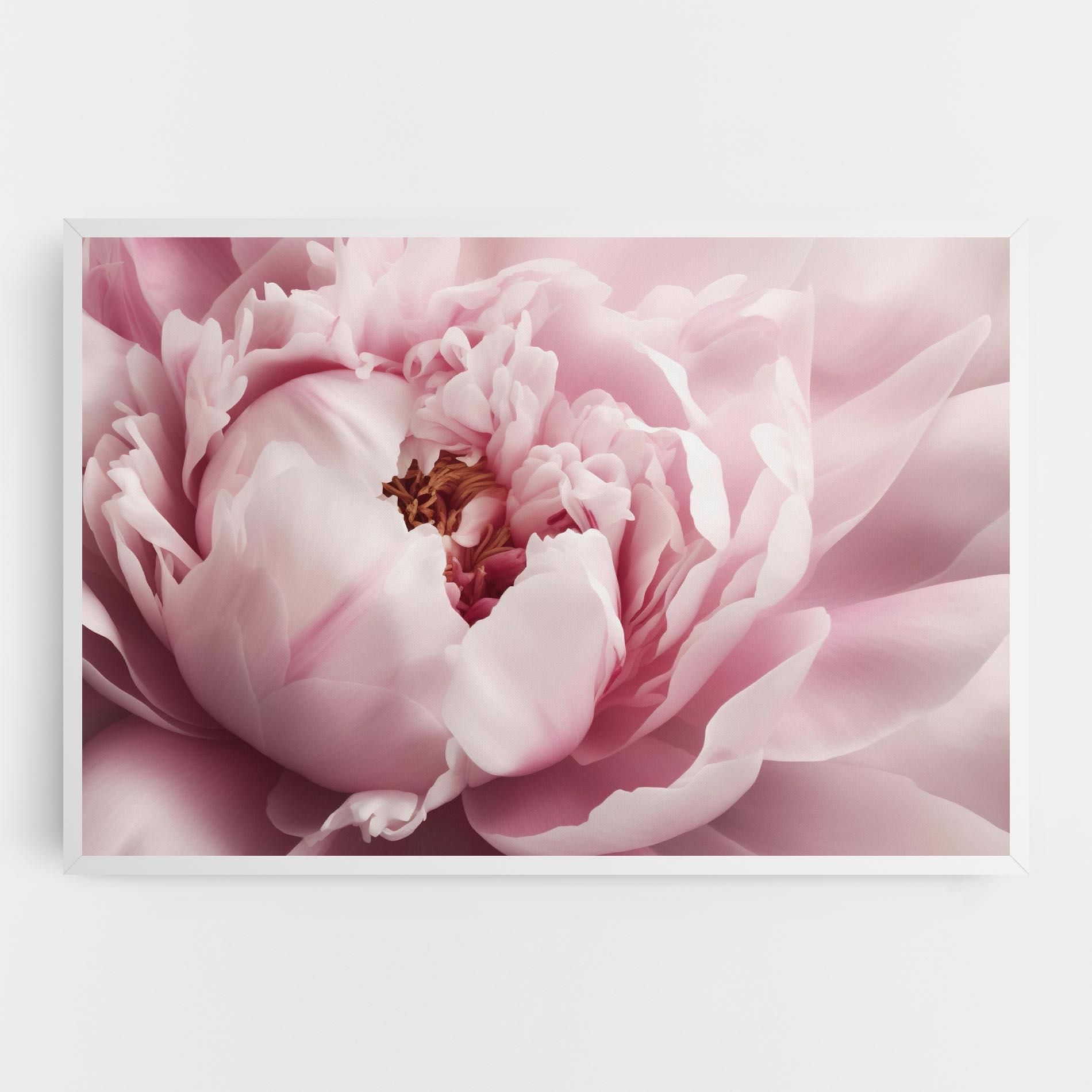 Leinwandbild Pastel Peony Petals mockup 0