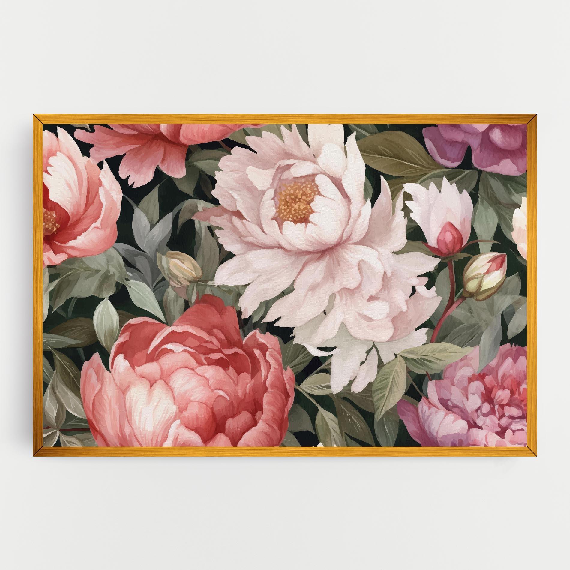 Leinwandbild Light Peony Art mockup 0