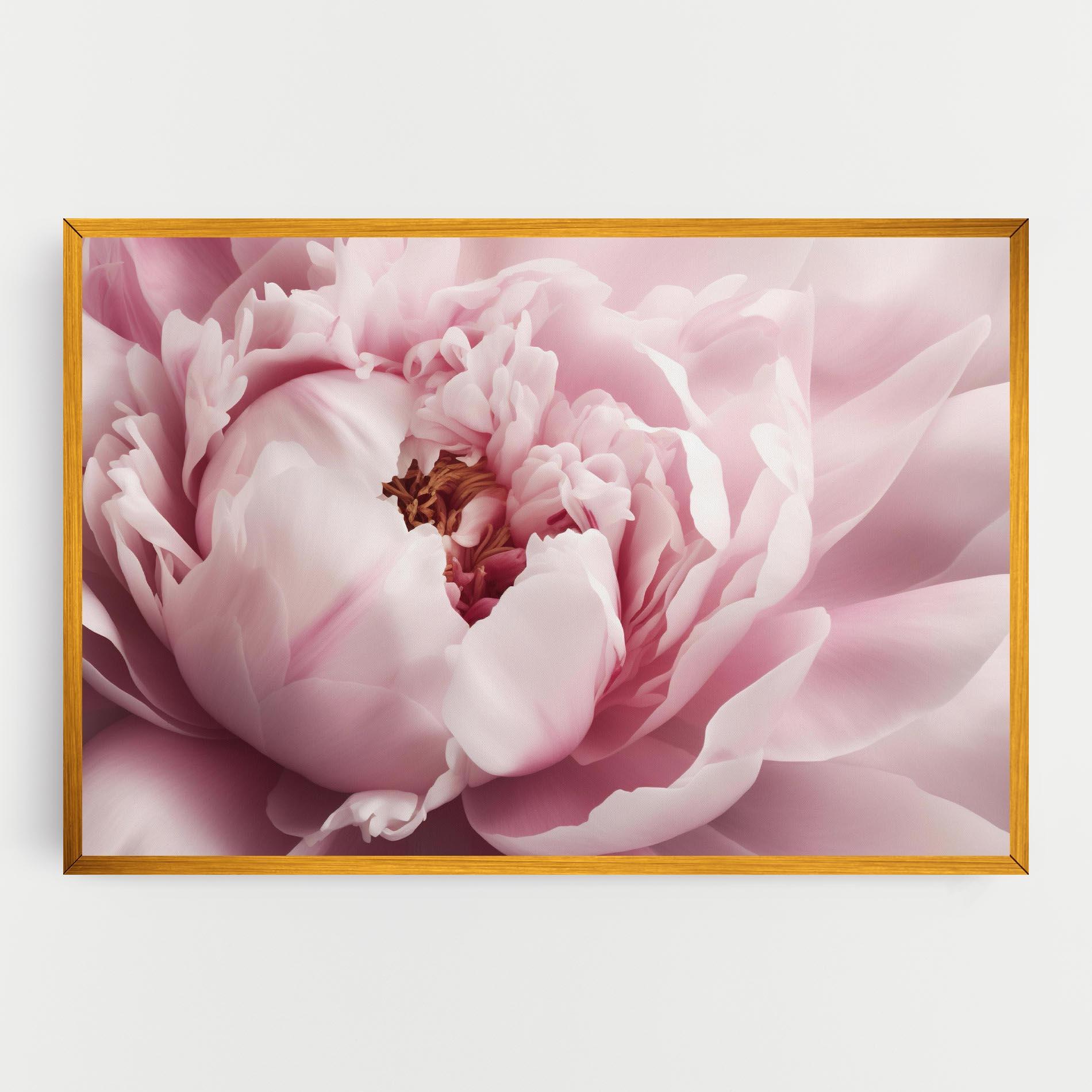 Leinwandbild Pastel Peony Petals mockup 0