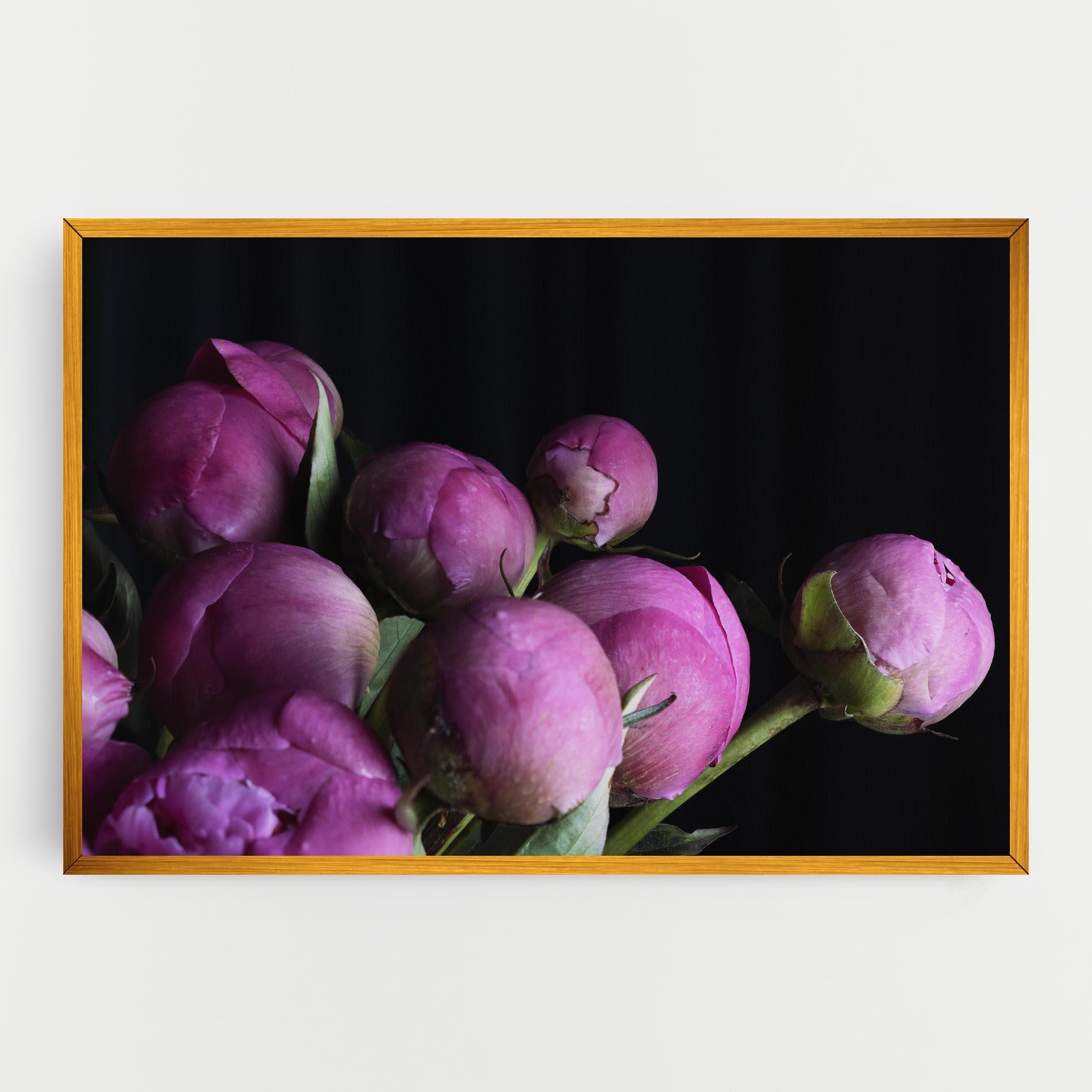 Leinwandbild Peony Buds mockup 0