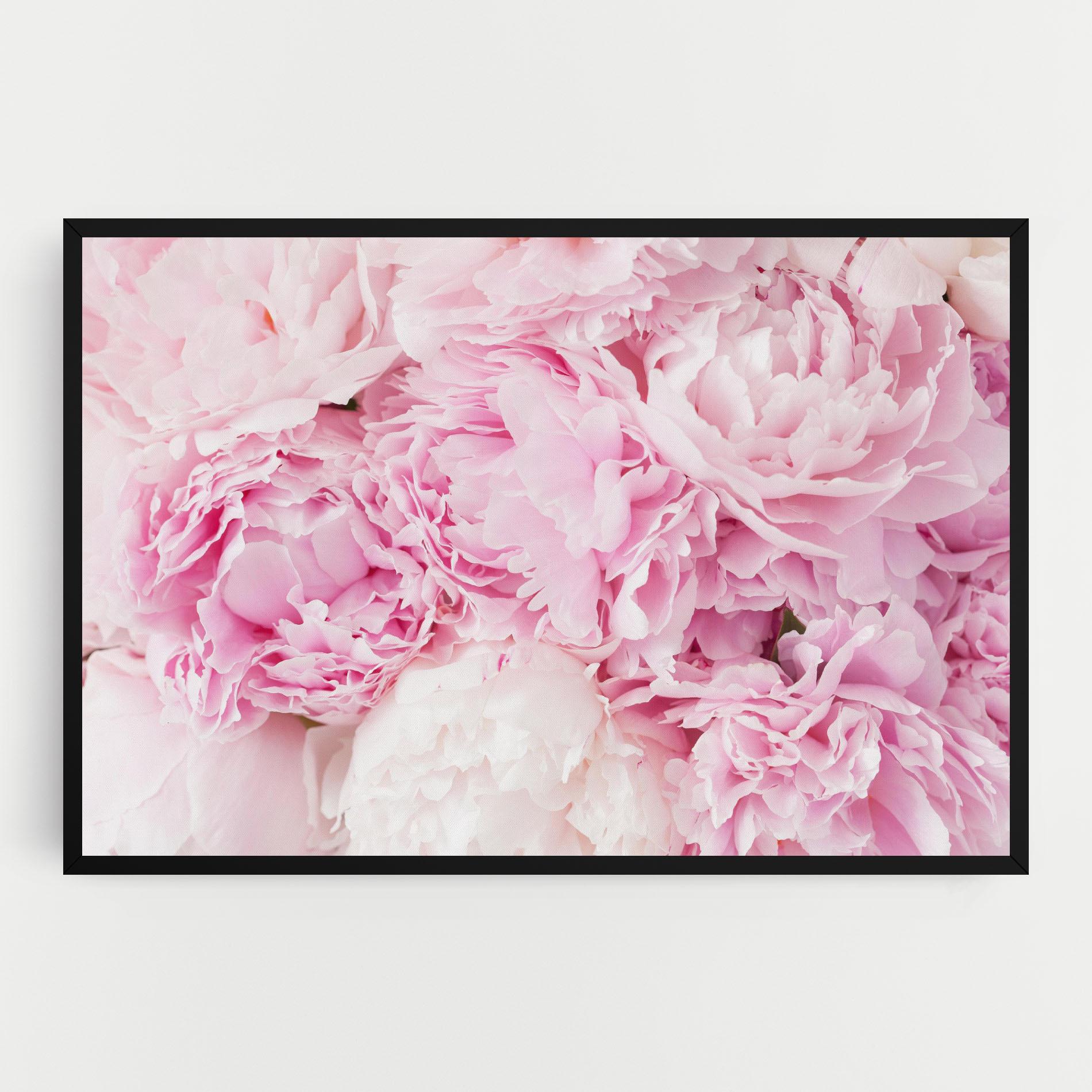Leinwandbild Dreamy Pink Pastel Peony mockup 0