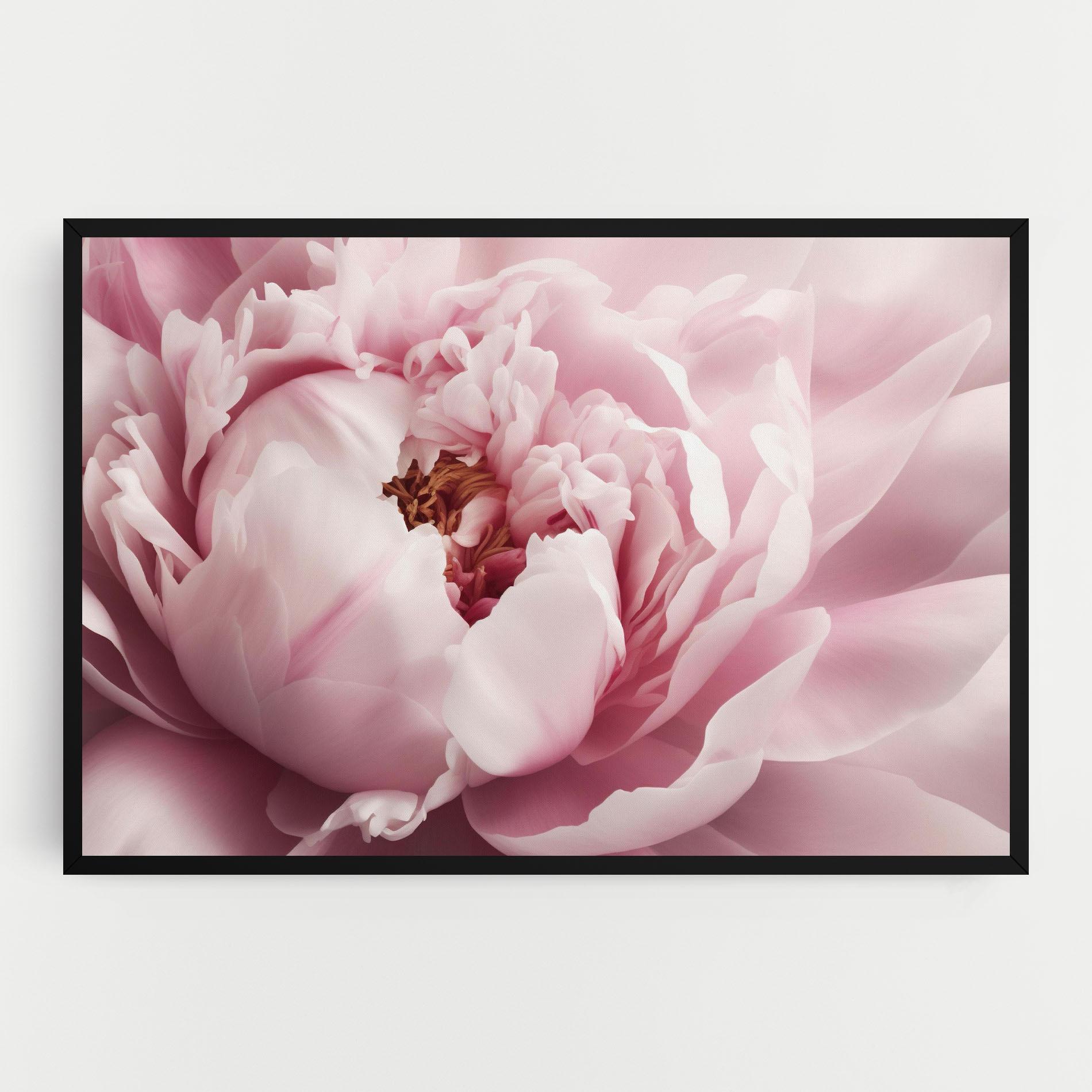 Leinwandbild Pastel Peony Petals mockup 0