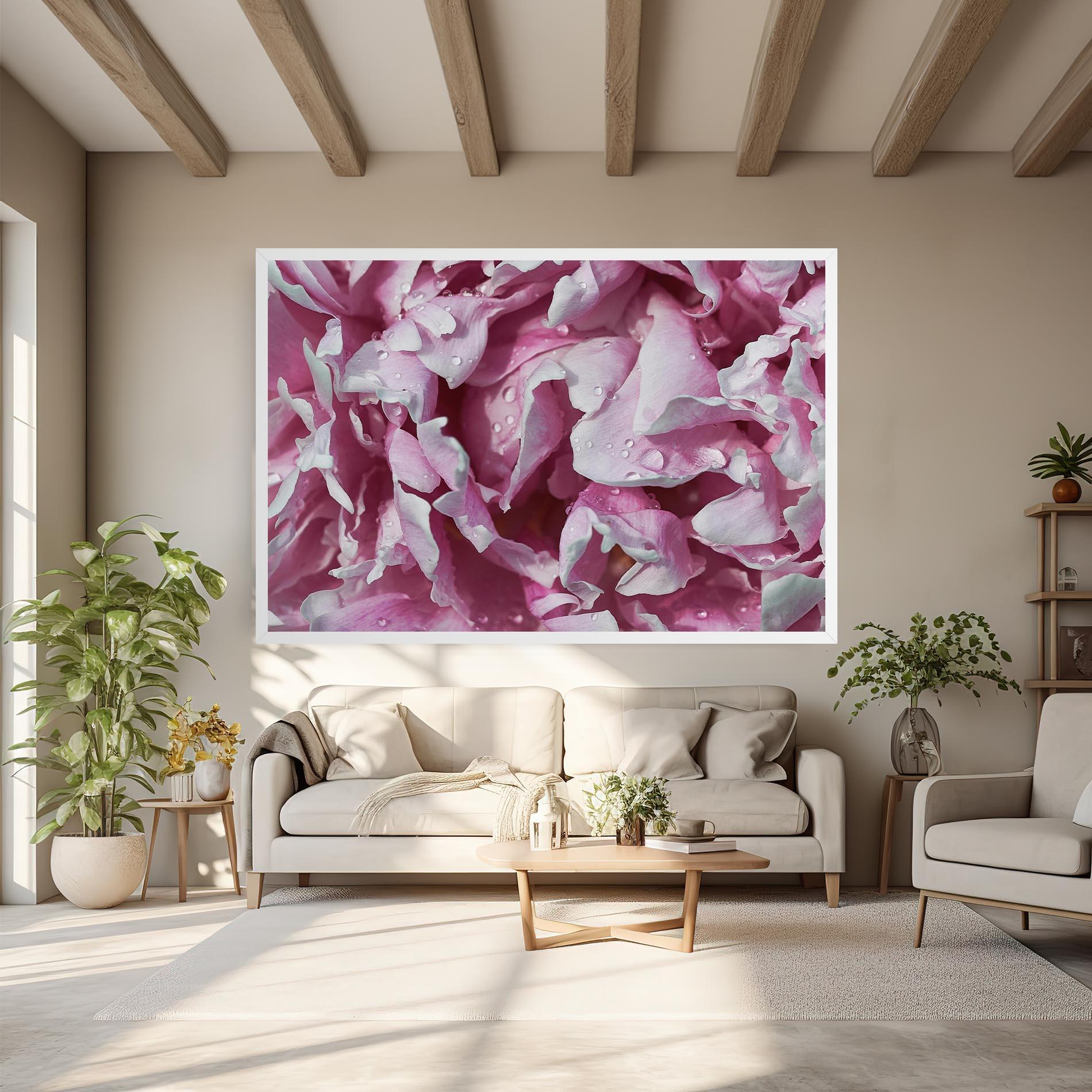 Leinwandbild Peony Petals mockup 6