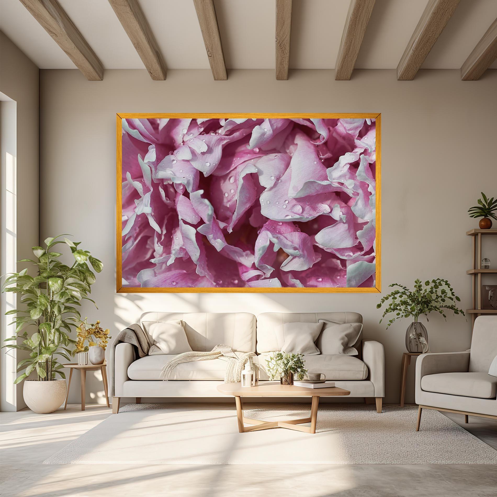 Leinwandbild Peony Petals mockup 6