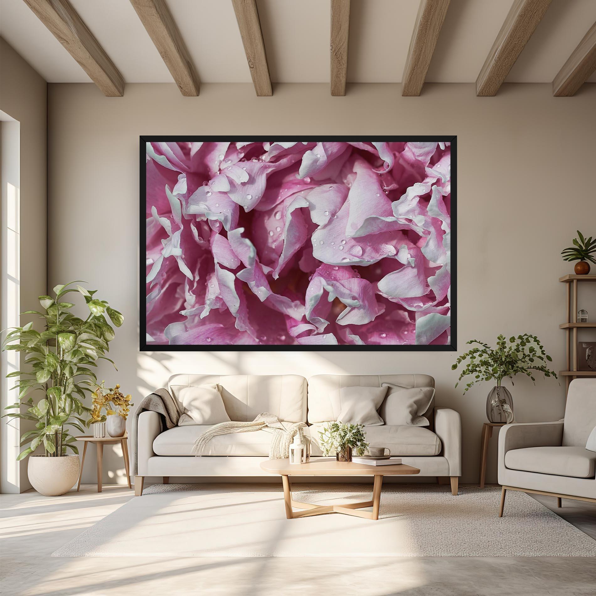 Leinwandbild Peony Petals mockup 6