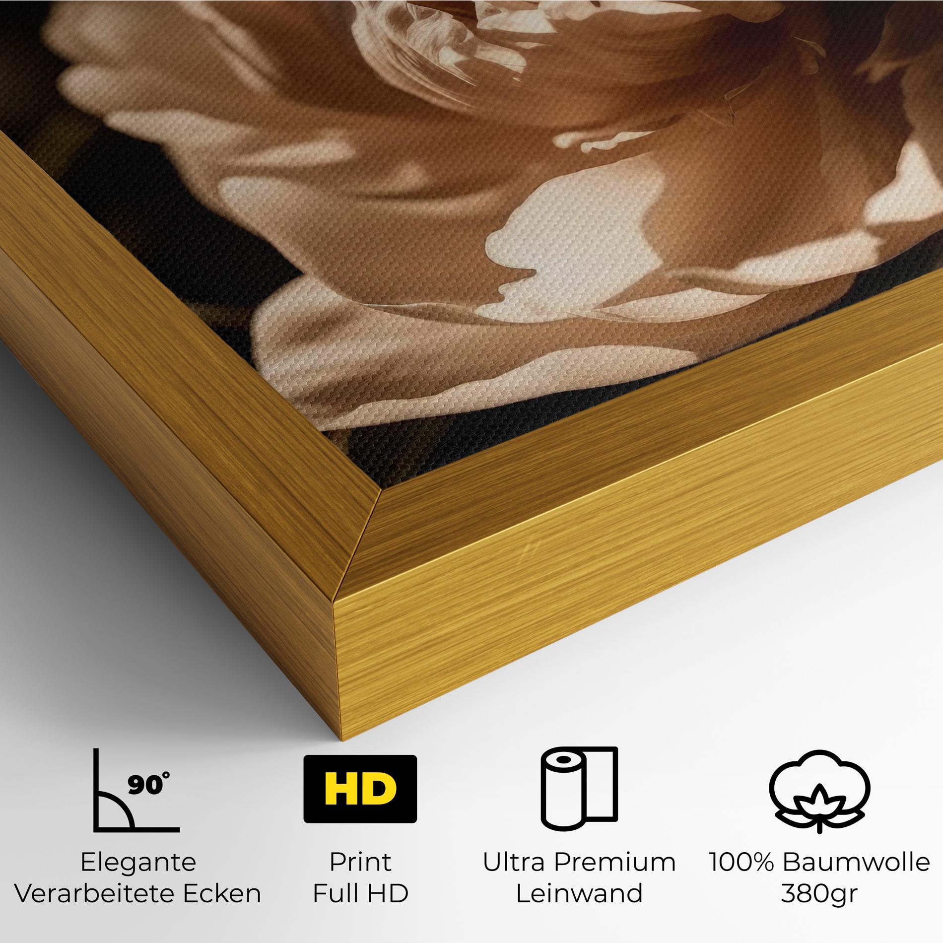 Leinwandbild Cream Peony mockup 4