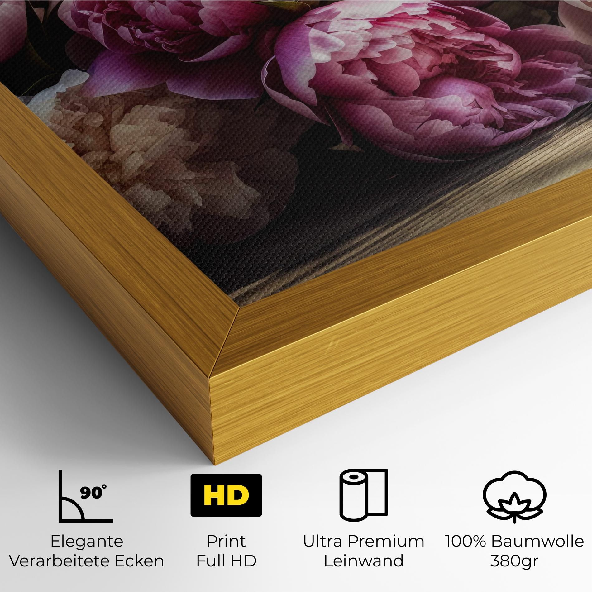 Peonies On The Table mockup 4