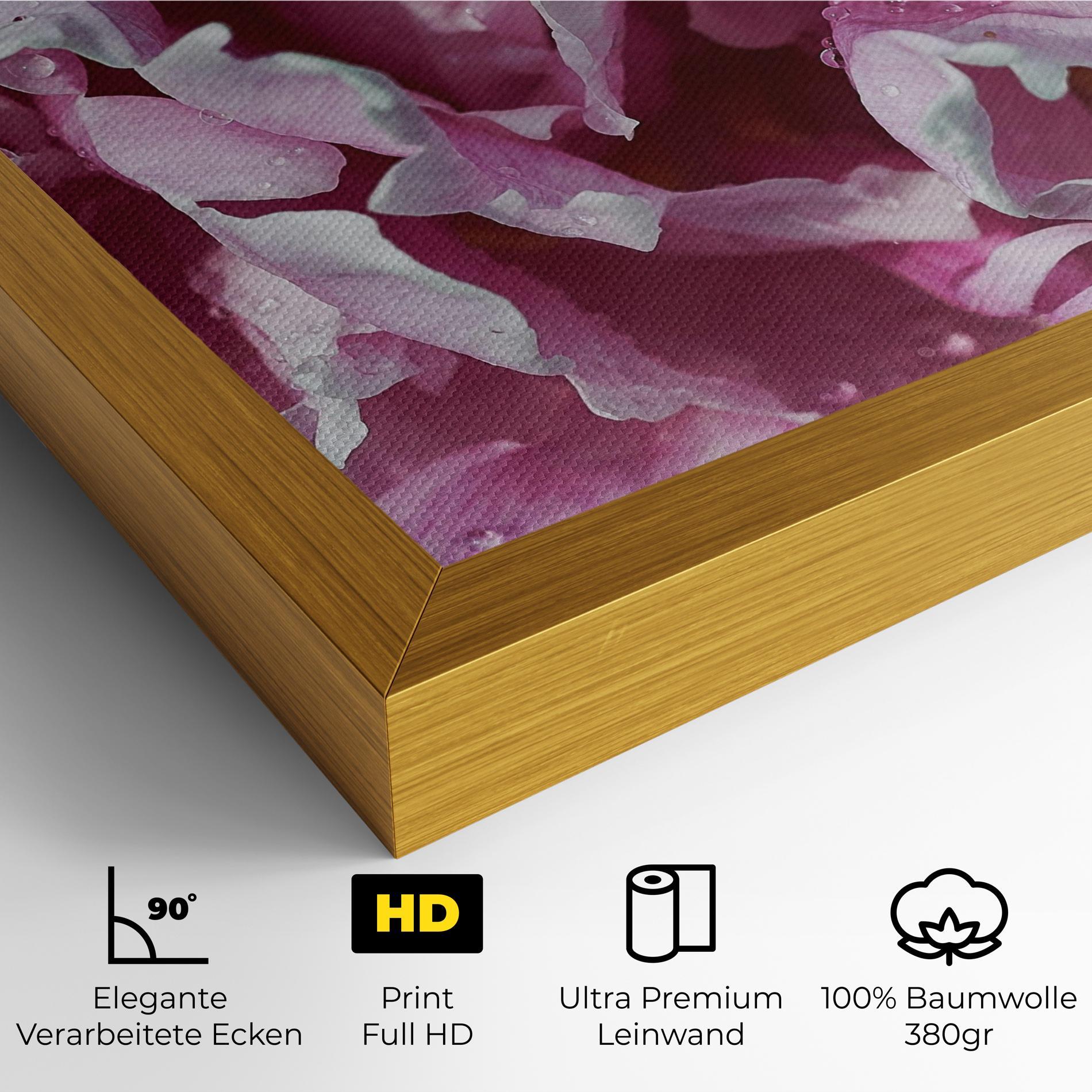 Leinwandbild Peony Petals mockup 4