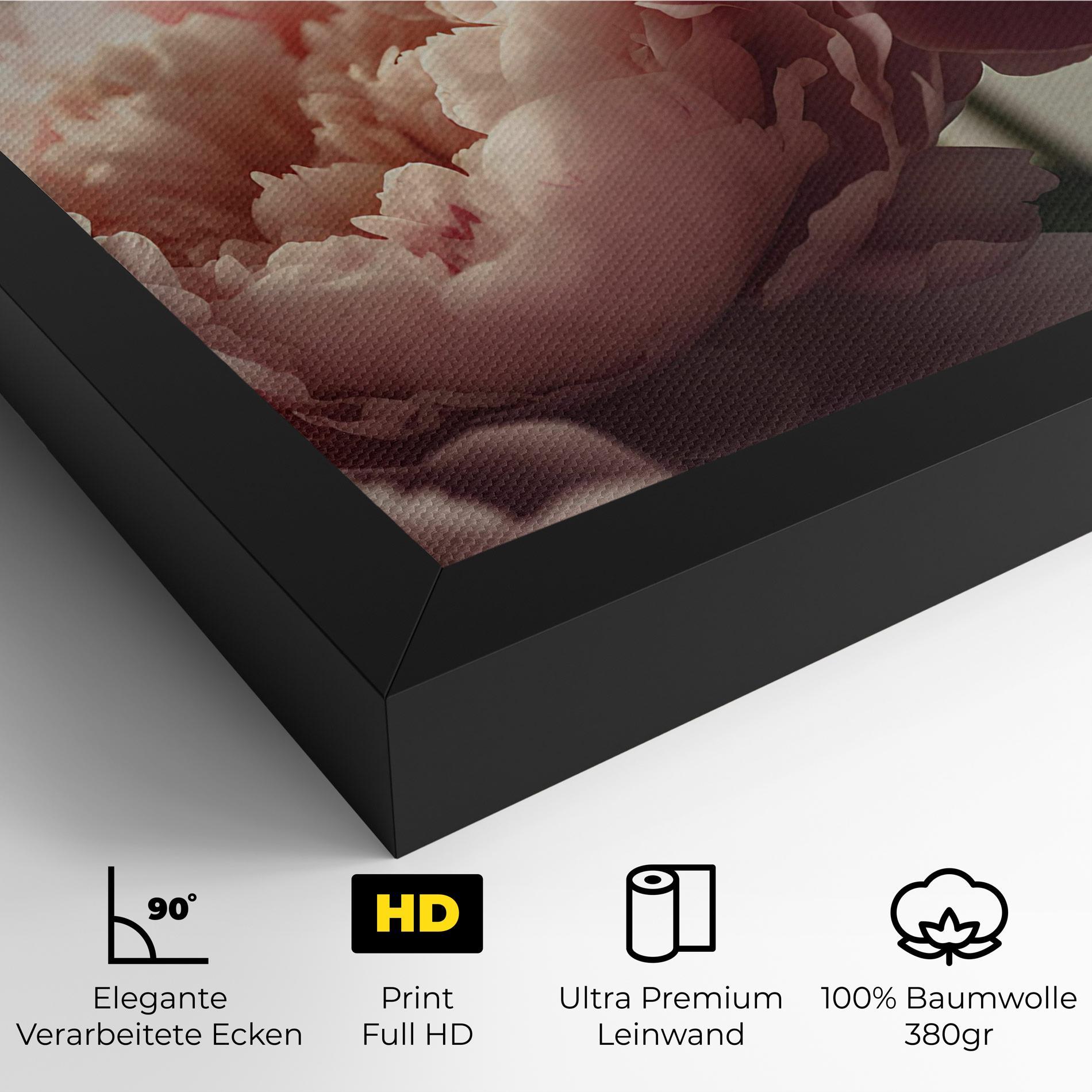 Leinwandbild Cream Dreamy Peony mockup 4