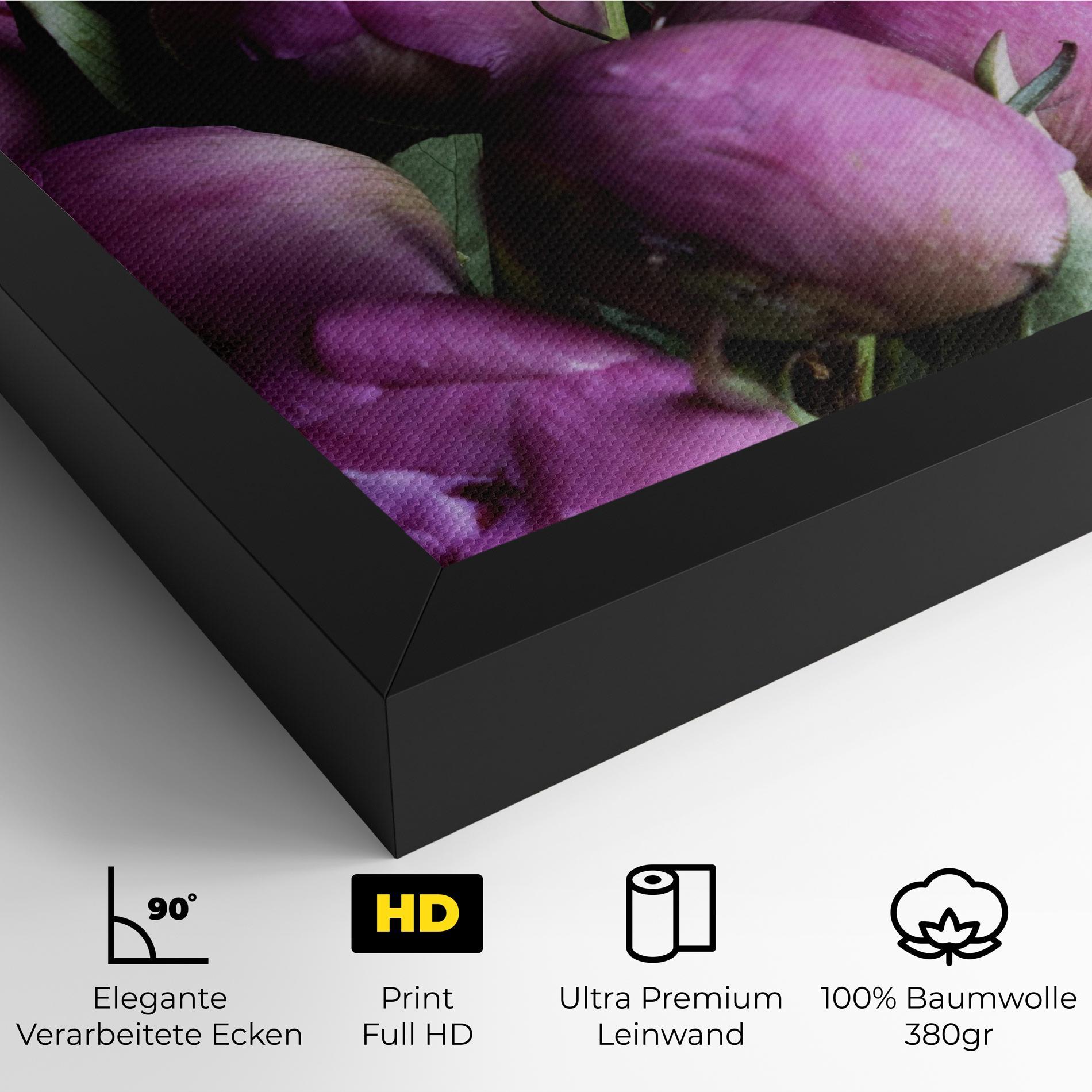 Leinwandbild Peony Buds mockup 4