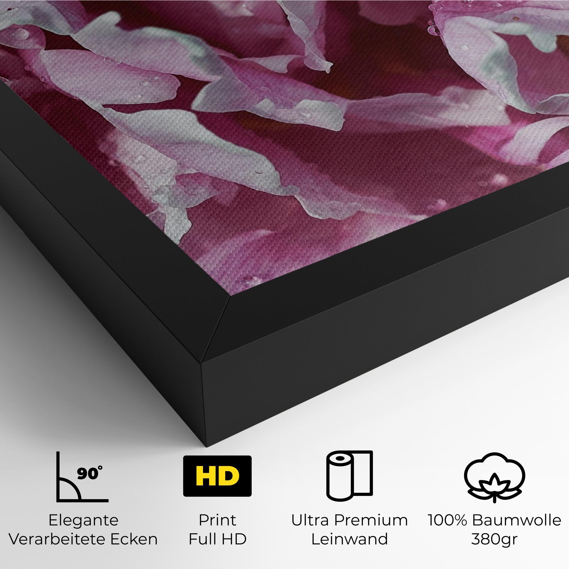 Leinwandbild Peony Petals mockup 4
