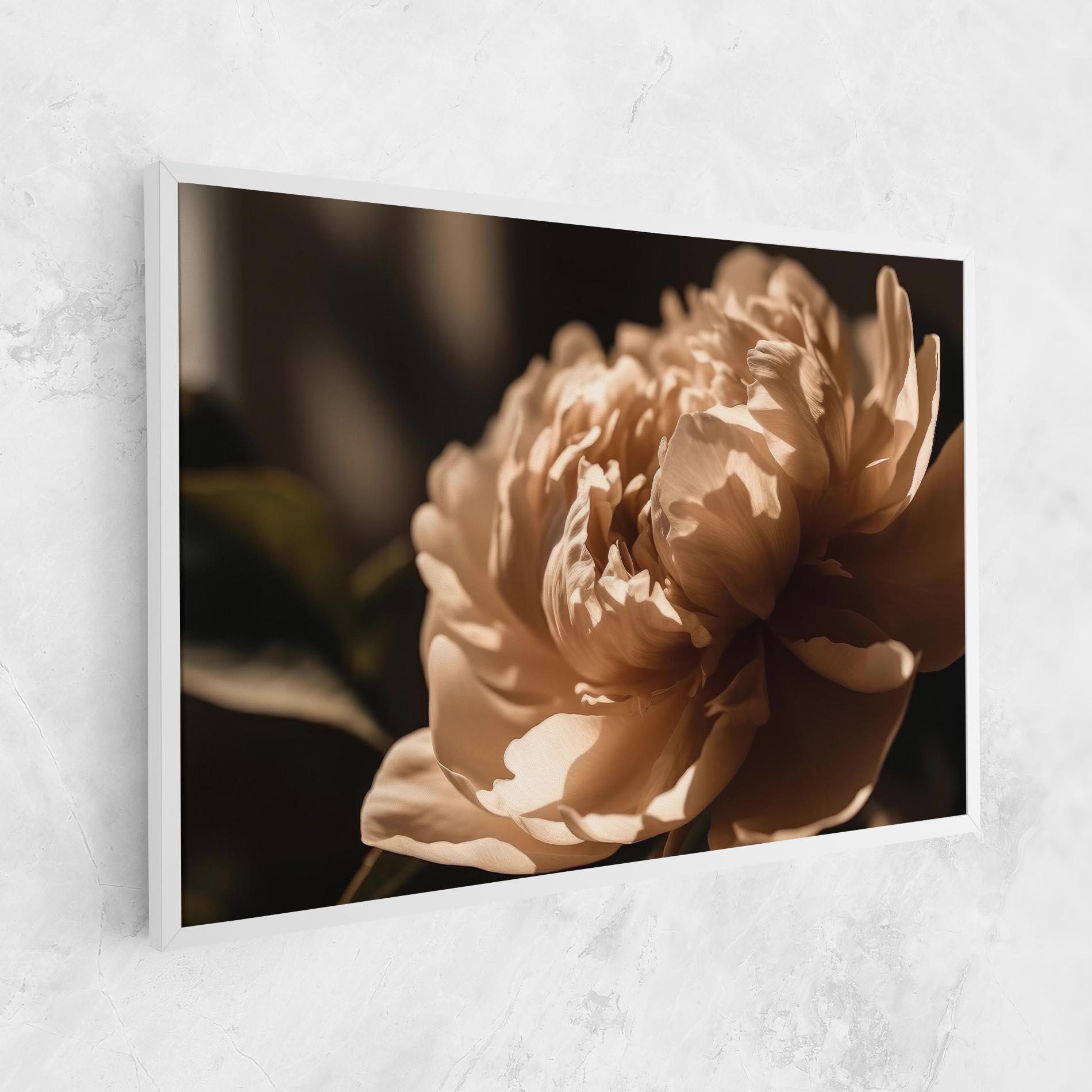 Leinwandbild Cream Peony mockup 1