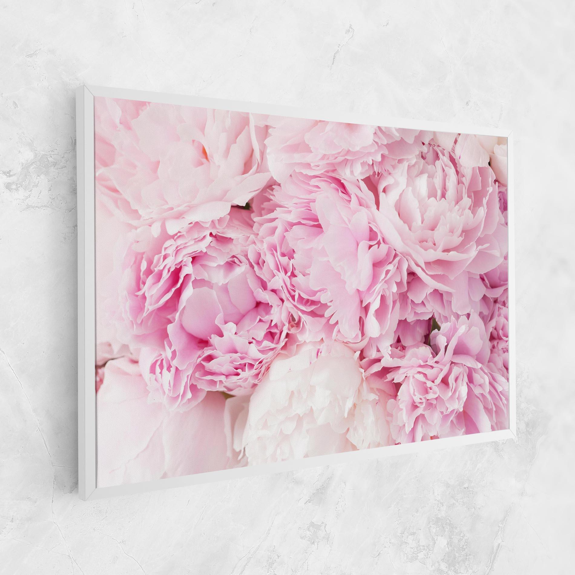 Leinwandbild Dreamy Pink Pastel Peony mockup 1